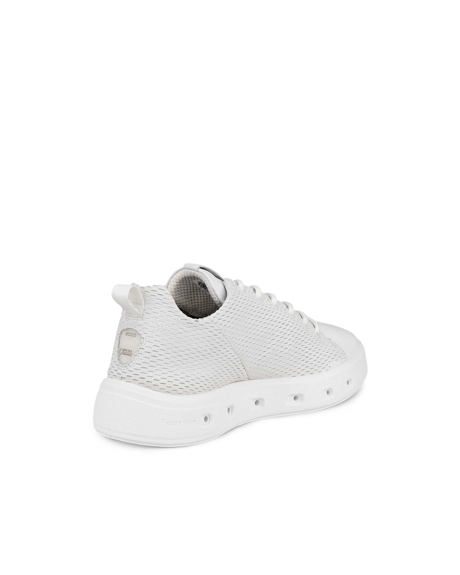 ECCO® Street 720 baskets en cuir Gore-Tex pour femme - Blanc - Back