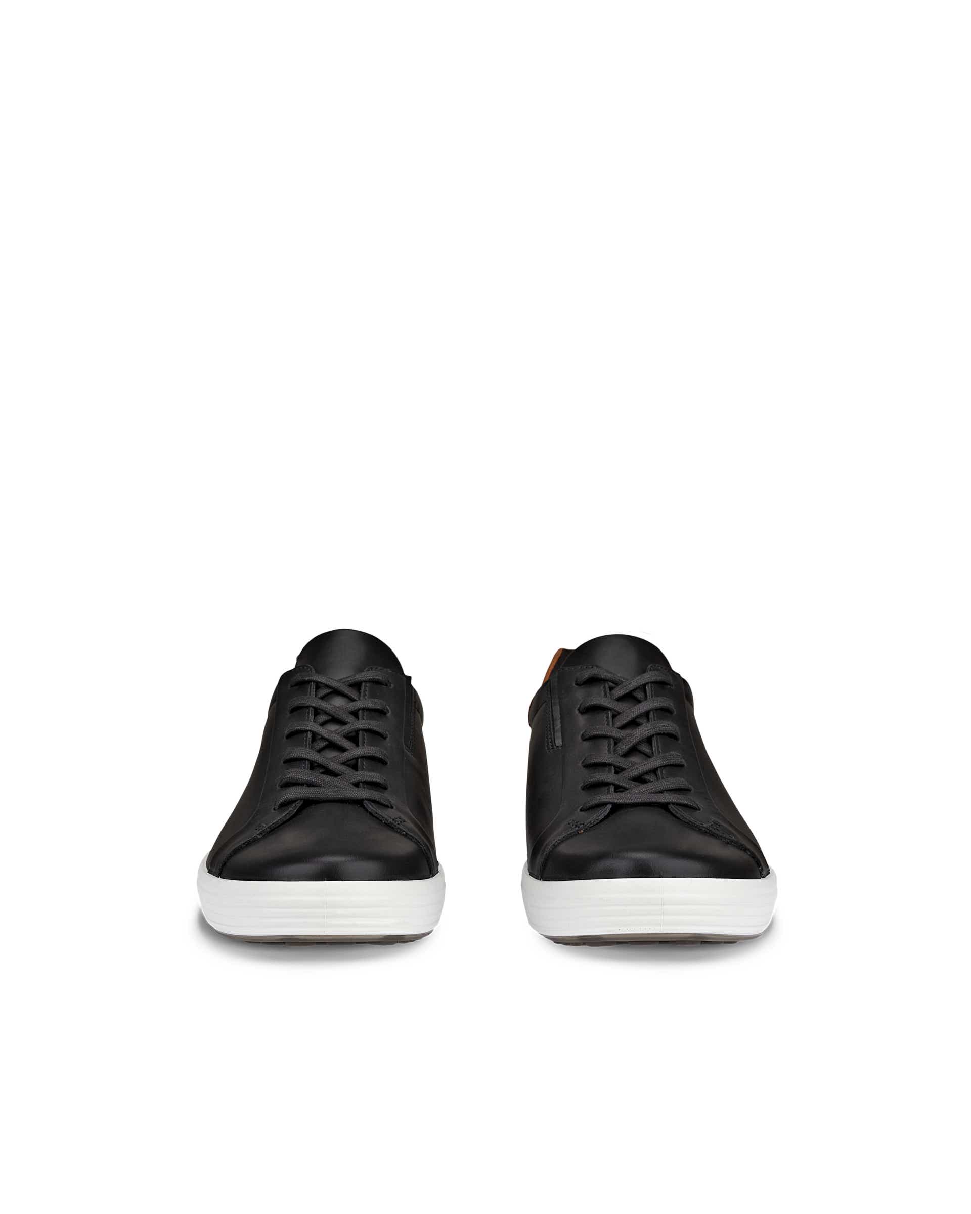 Pánské kožené tenisky ECCO® Soft 7 - Černá - Front pair