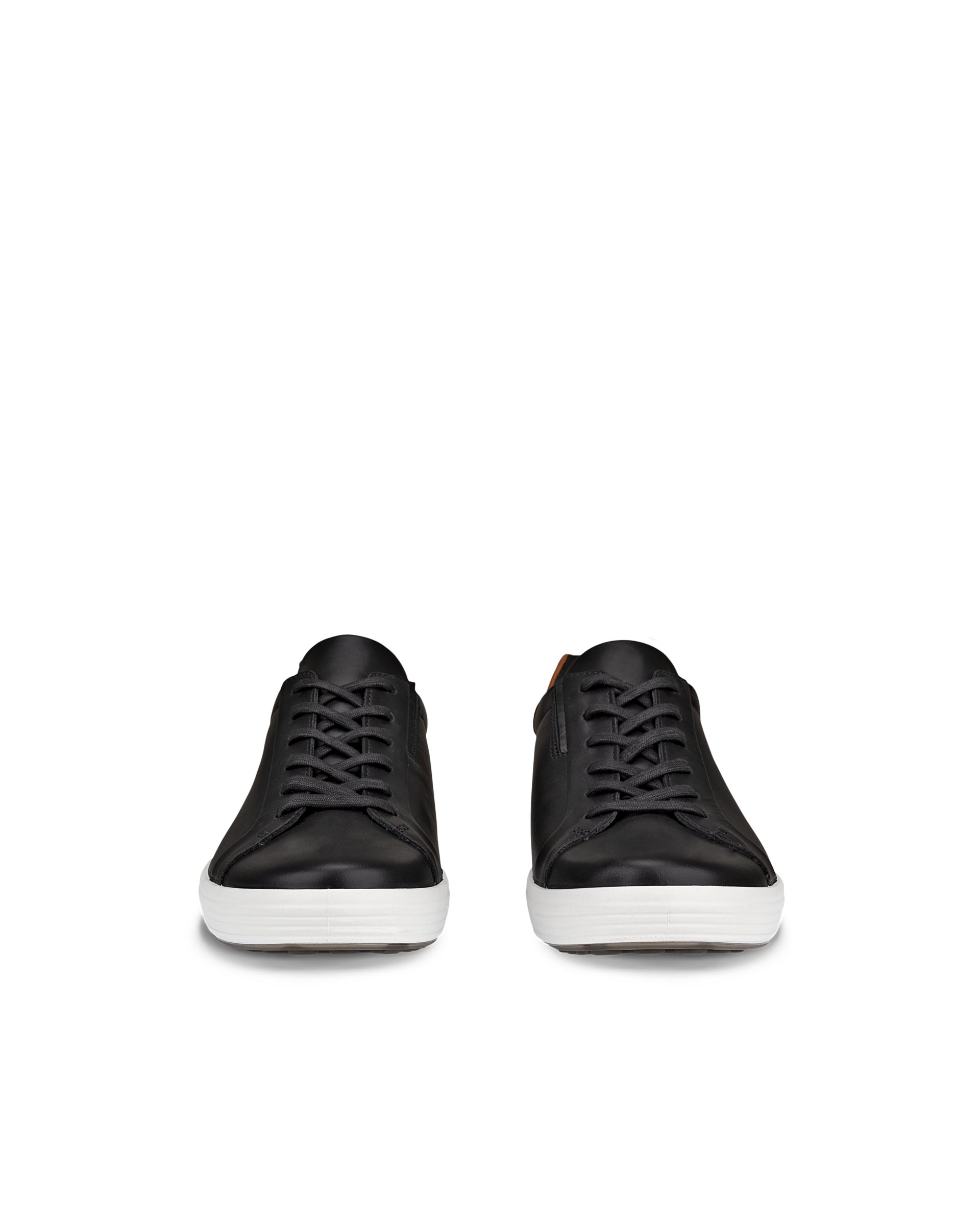 Pánske kožené tenisky ECCO® Soft 7 - Čierna - Front pair