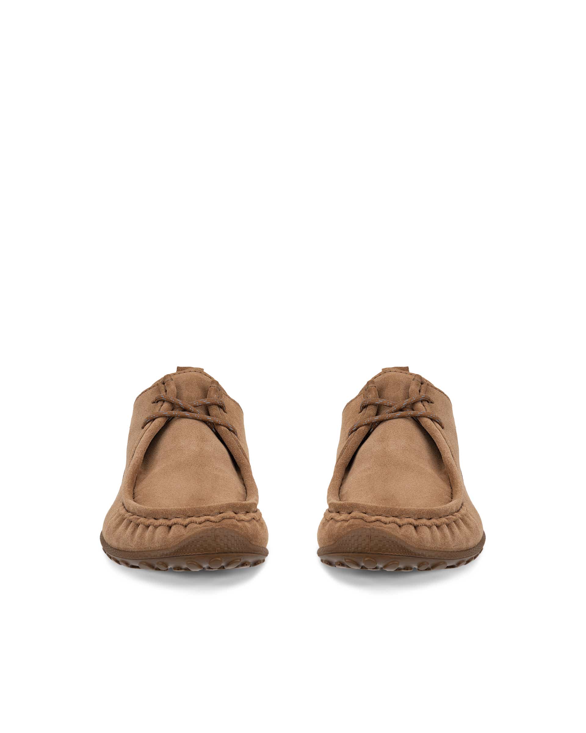 ECCO Biom Lite Women ウィメンズ レザーシューズ - ブラウン - Front pair