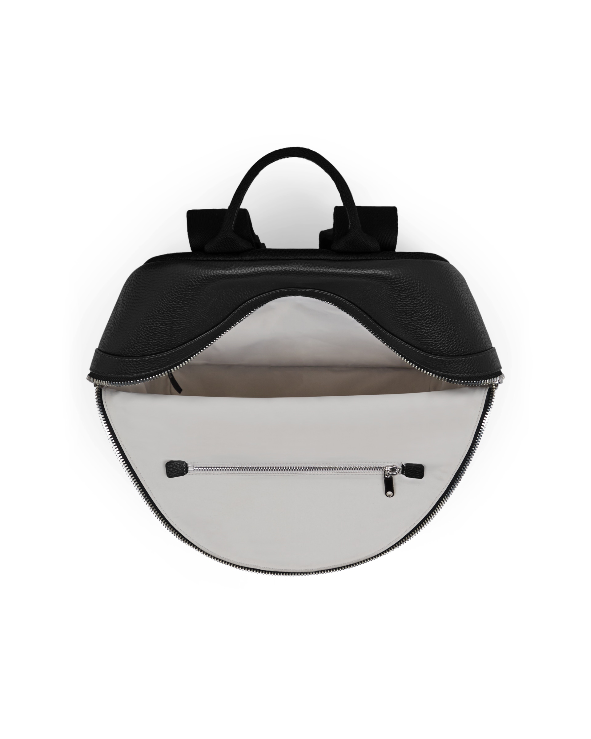 バッグ ECCO POC Small Backpack Canvas ECCO® Textureblock Leather Backpack | Black
