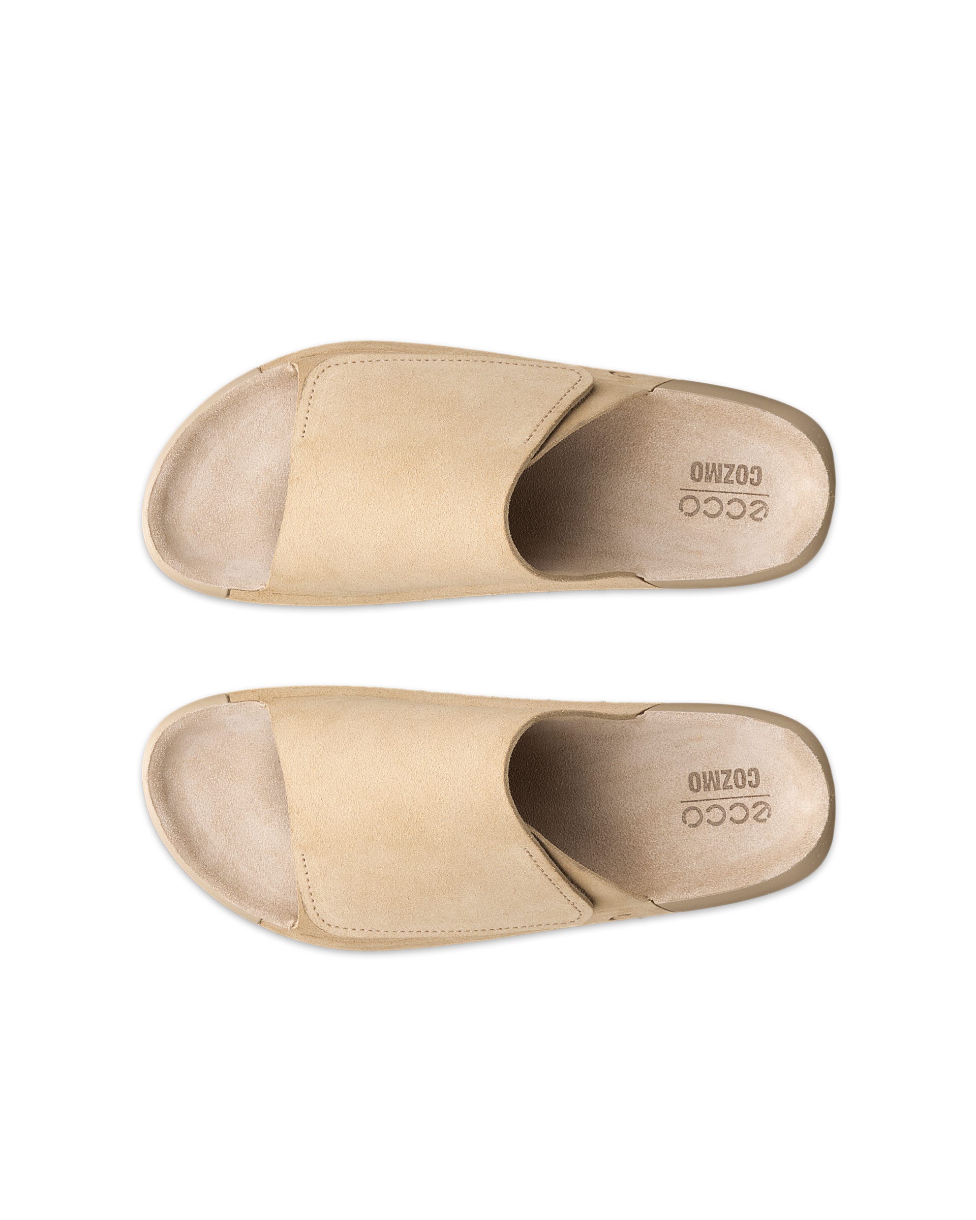 ECCO® COZMO Damen Pantolette - Beige - Top left pair