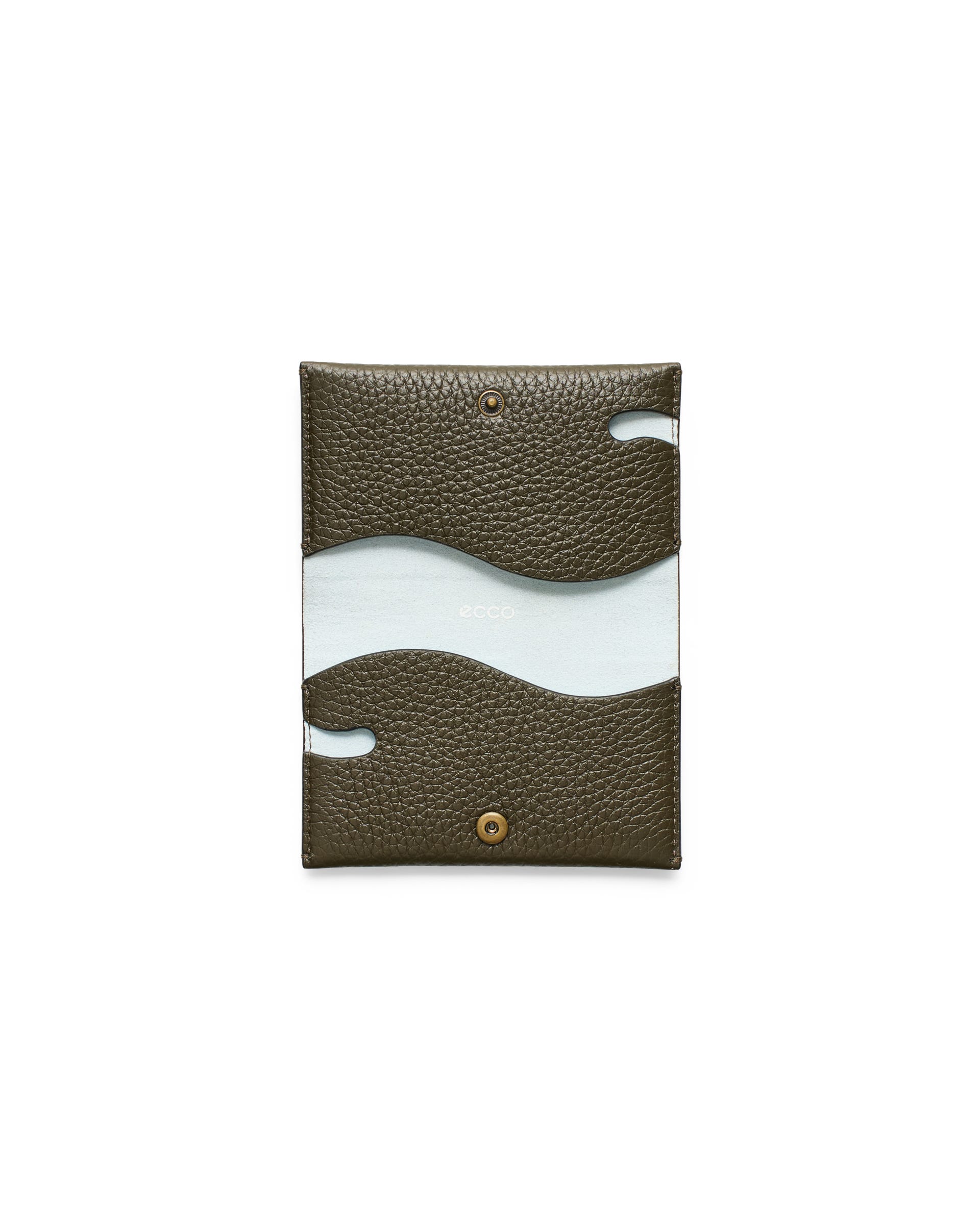 ECCO® BUSINESS CARD PURSE dame kortetui i skinn - Grønn - Main