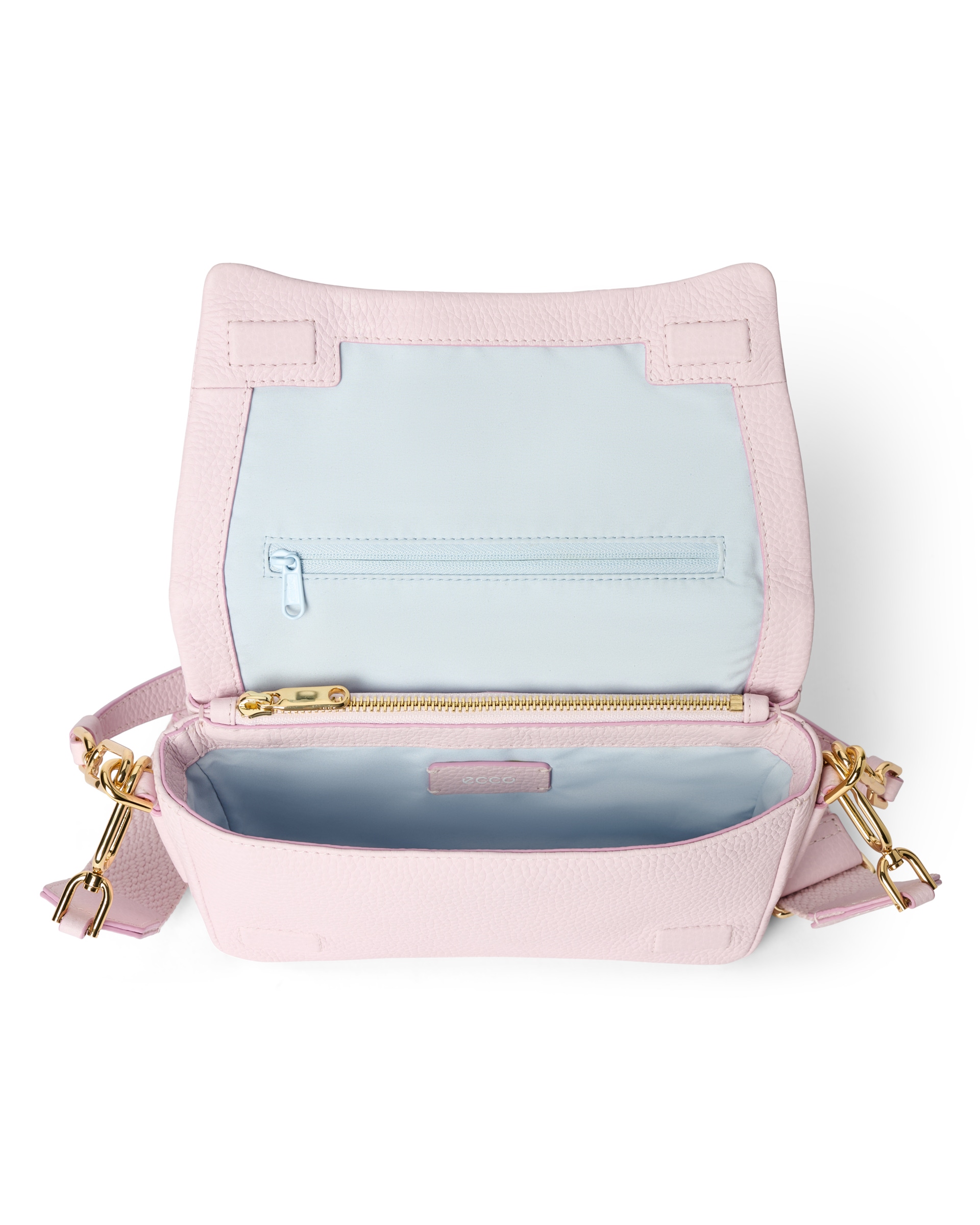 ECCO SOFT MEDIUM PINCH BAG - Pink - Inside