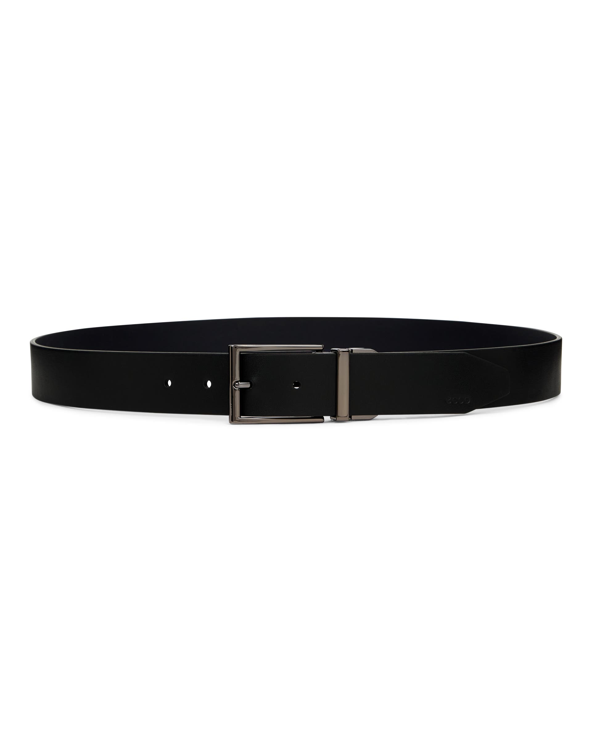 Men's ECCO® Italian Reversable Belt - Black - Back