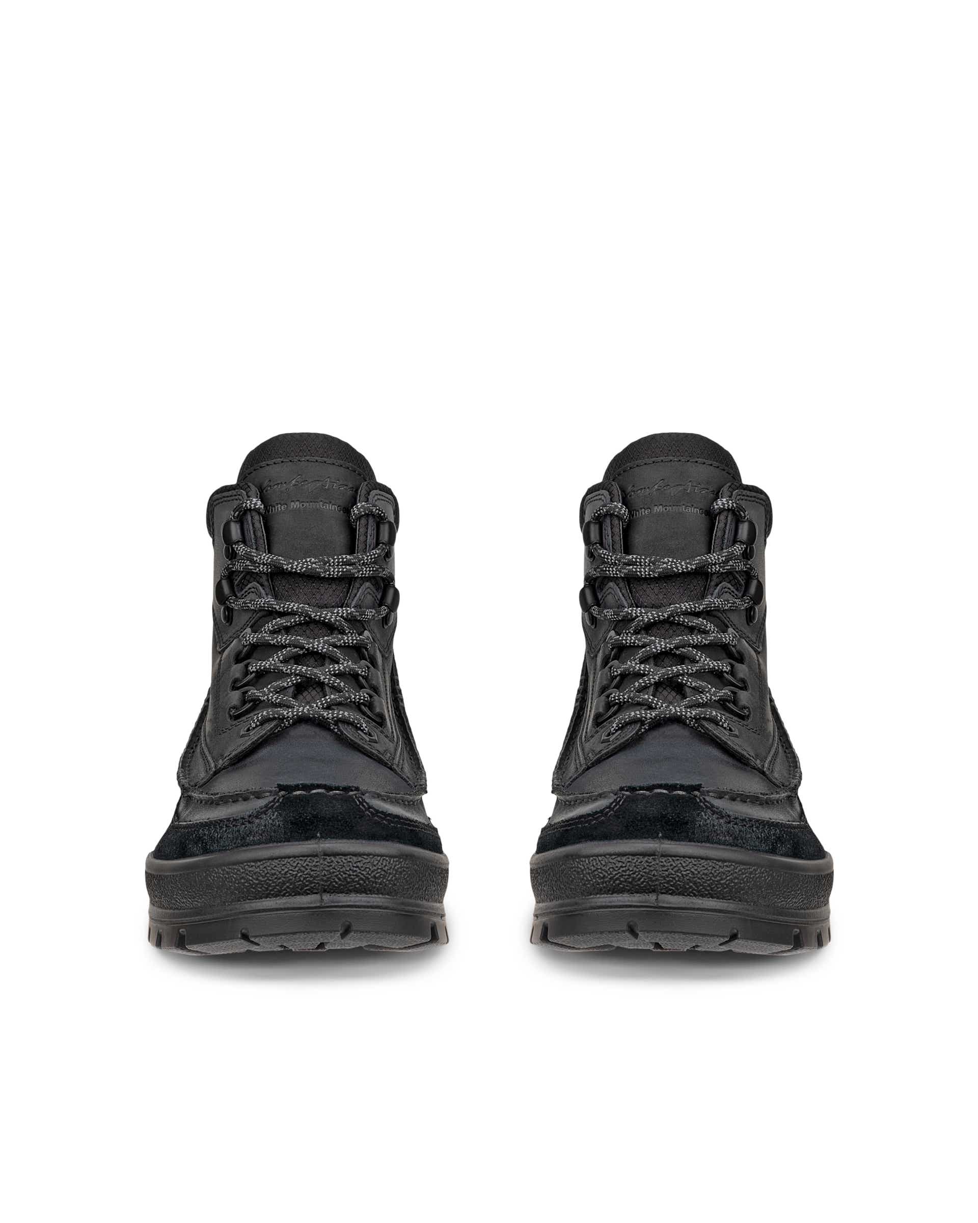 ECCO® TRACK 25 Halvhög/hög känga i nubuck för utomhusbruk herr - Svart - Front pair