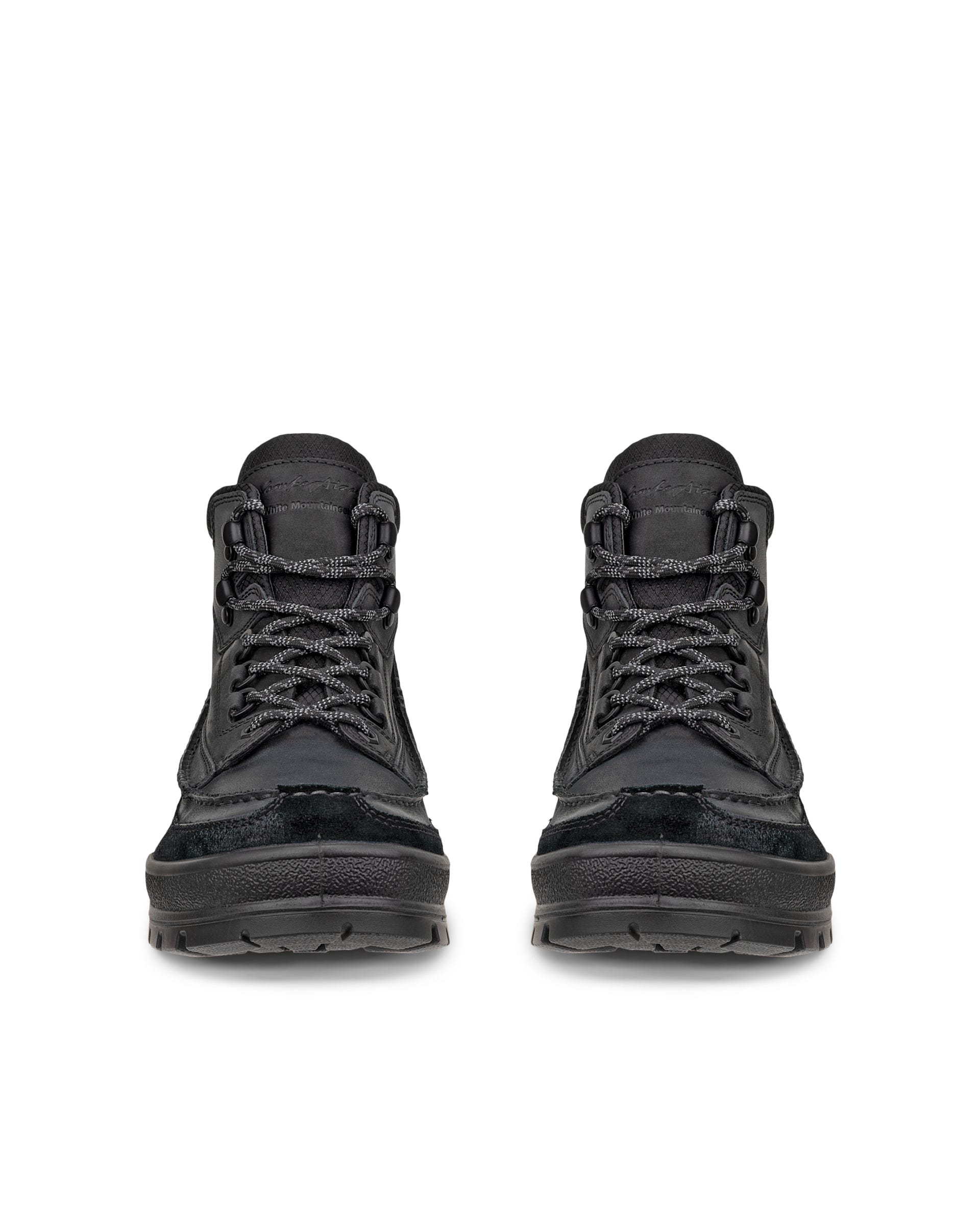 ECCO® TRACK 25 Halvhög/hög känga i nubuck för utomhusbruk herr - Svart - Front pair
