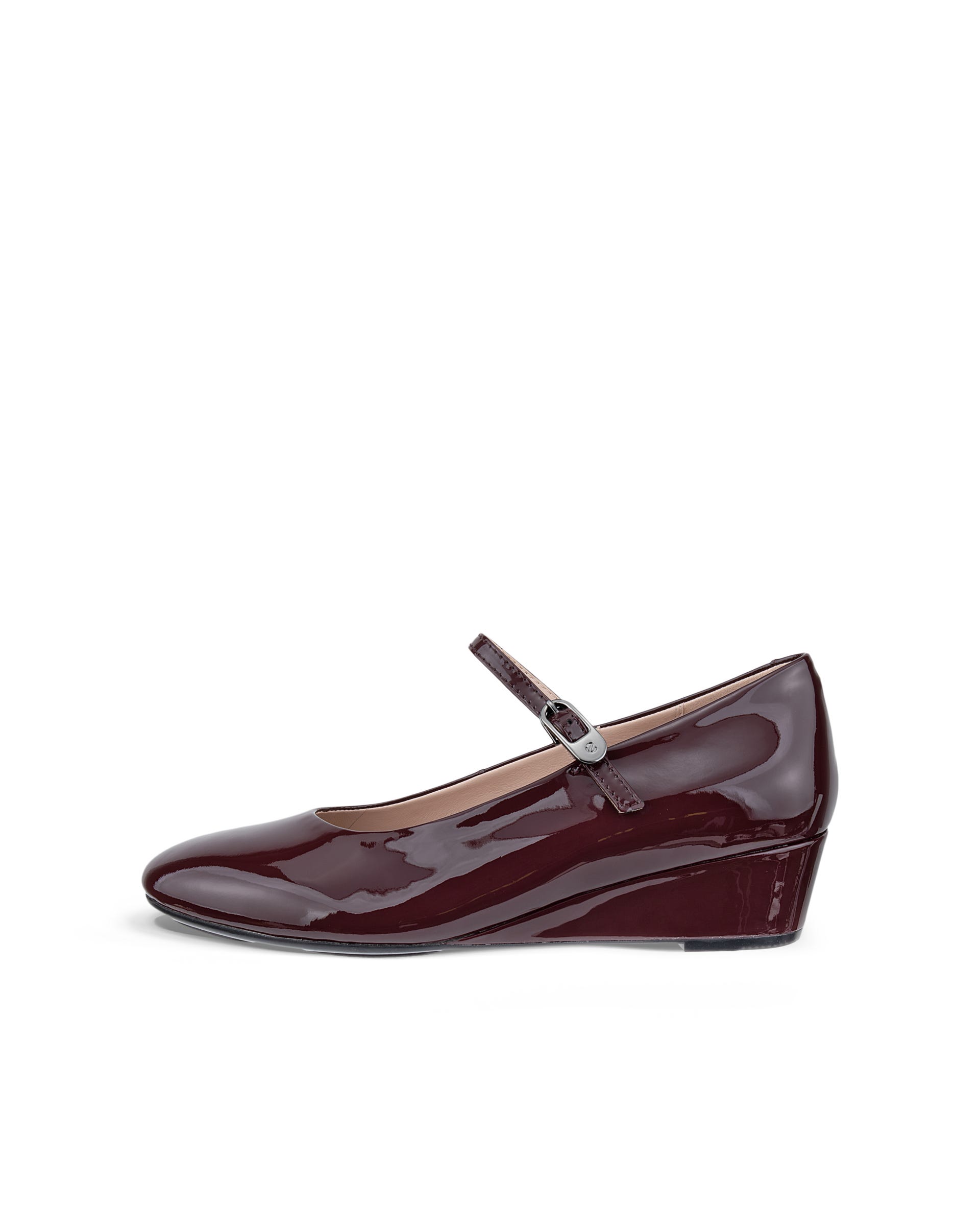 ECCO® ELEVATE WEDGE babies en cuir pour femme - Rouge - Outside