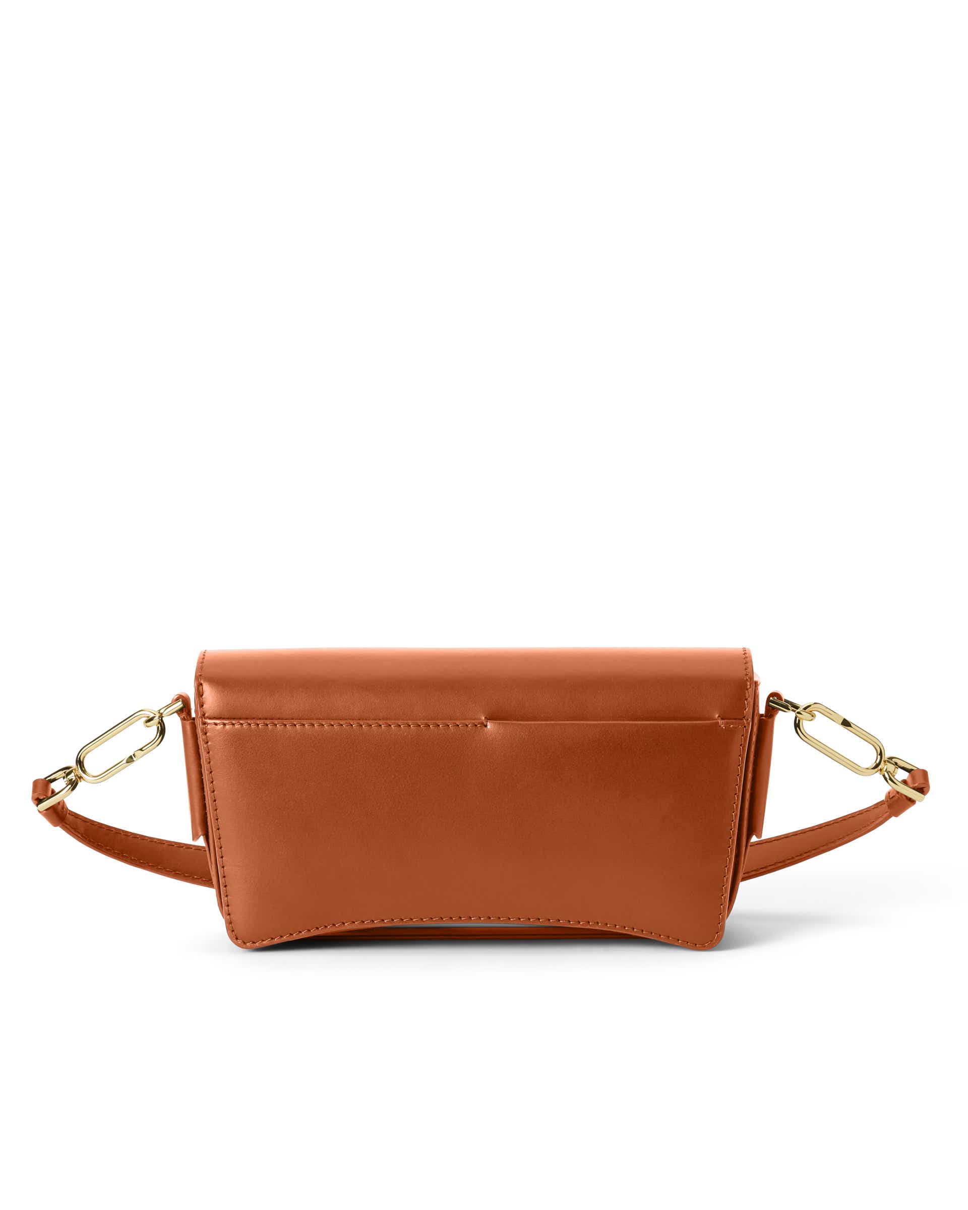 ECCO® Pinch Bag kožna torba preko ramena - Smeđa - Back