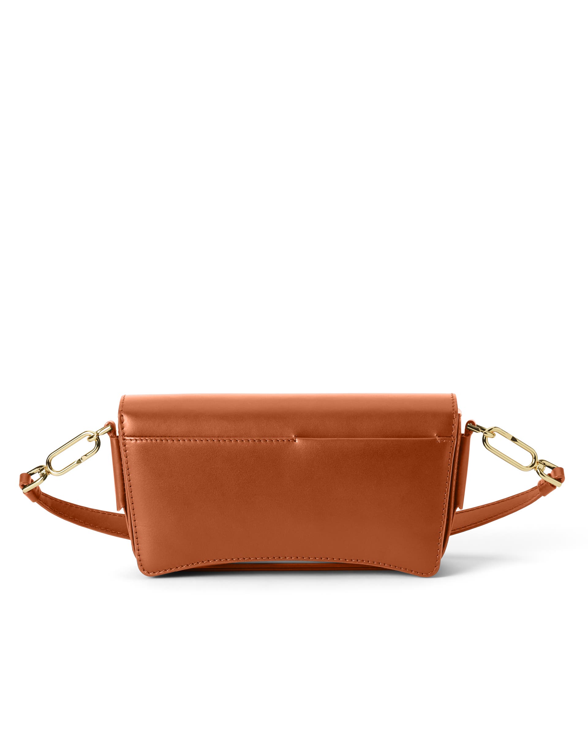 Skórzana torebka przez ramię ECCO® Pinch Bag - Brązowy - Back