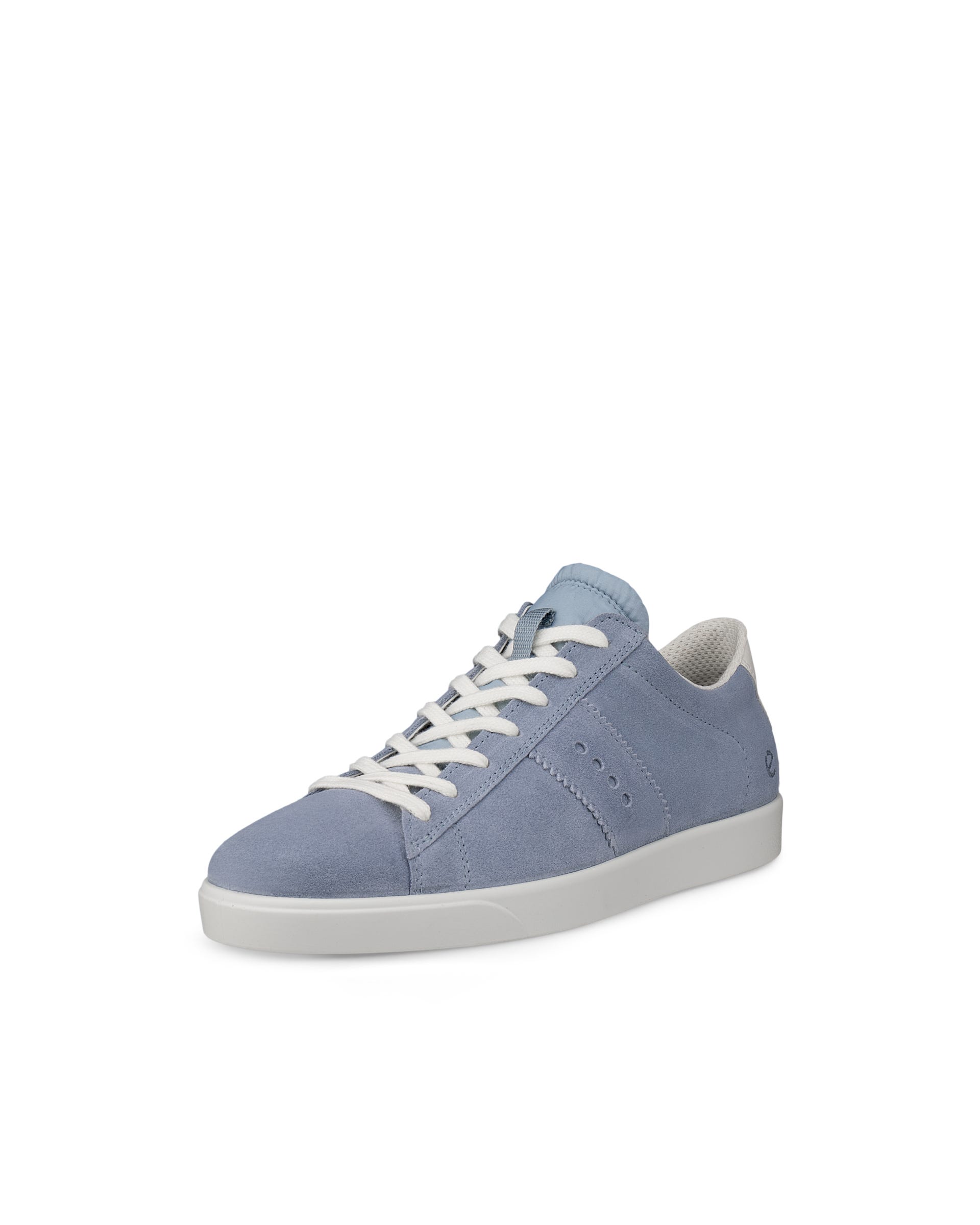 Women's ECCO® Street Lite Suede Sneaker - Blue - Main