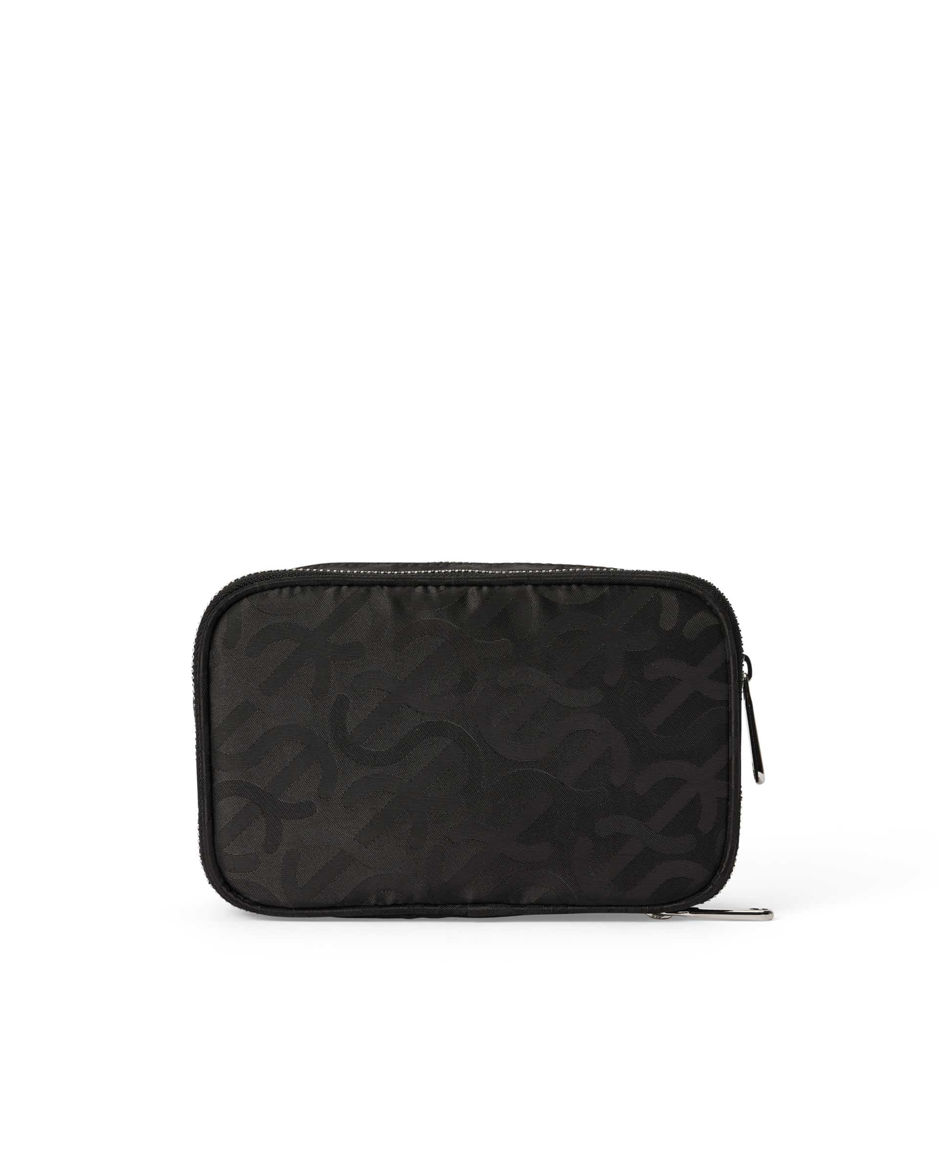 ECCO® Tech Kit bőr kézitáska - Fekete - Back
