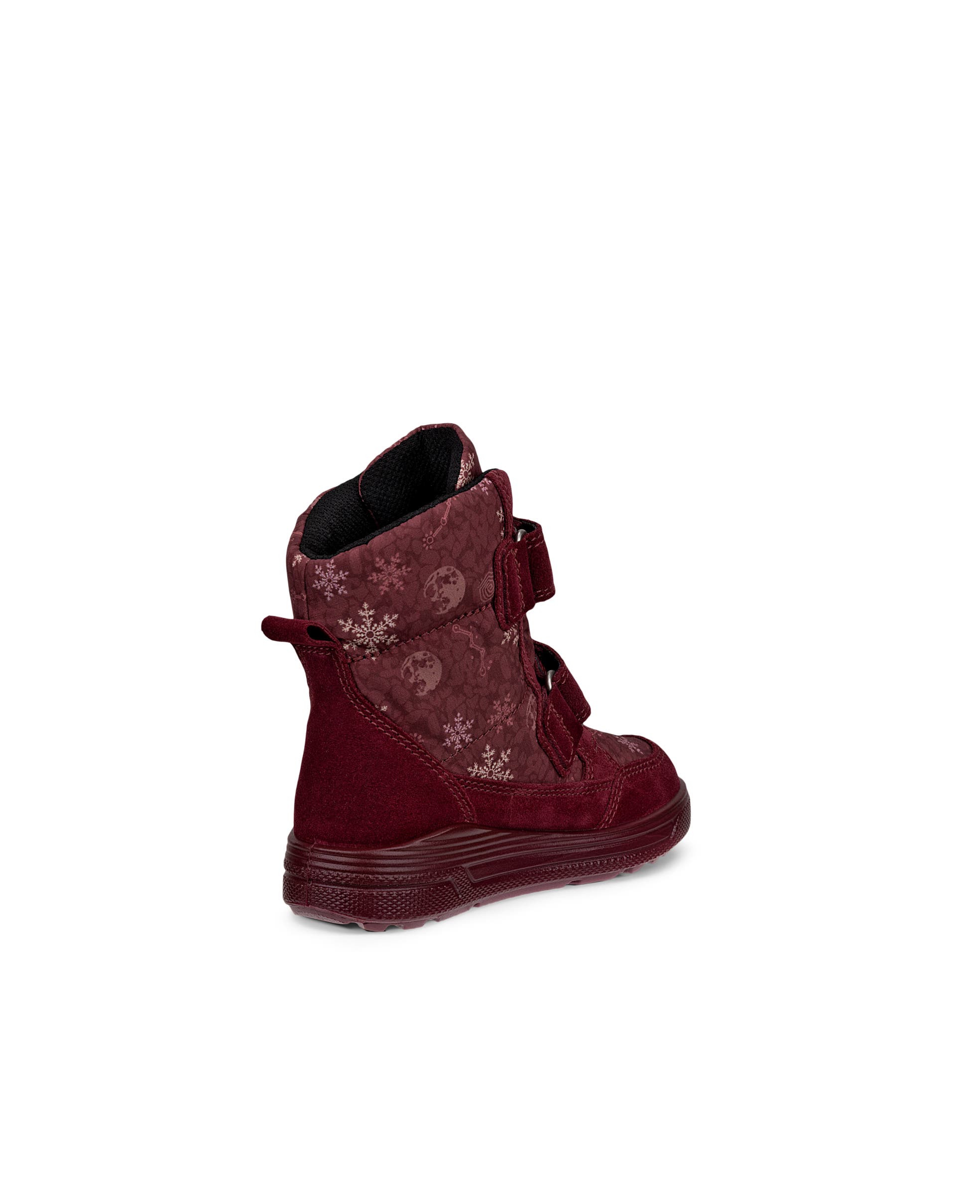 Kids' ECCO® URBAN SNOWBOARDER Suede Gore-Tex Winter Boot - Red - Back