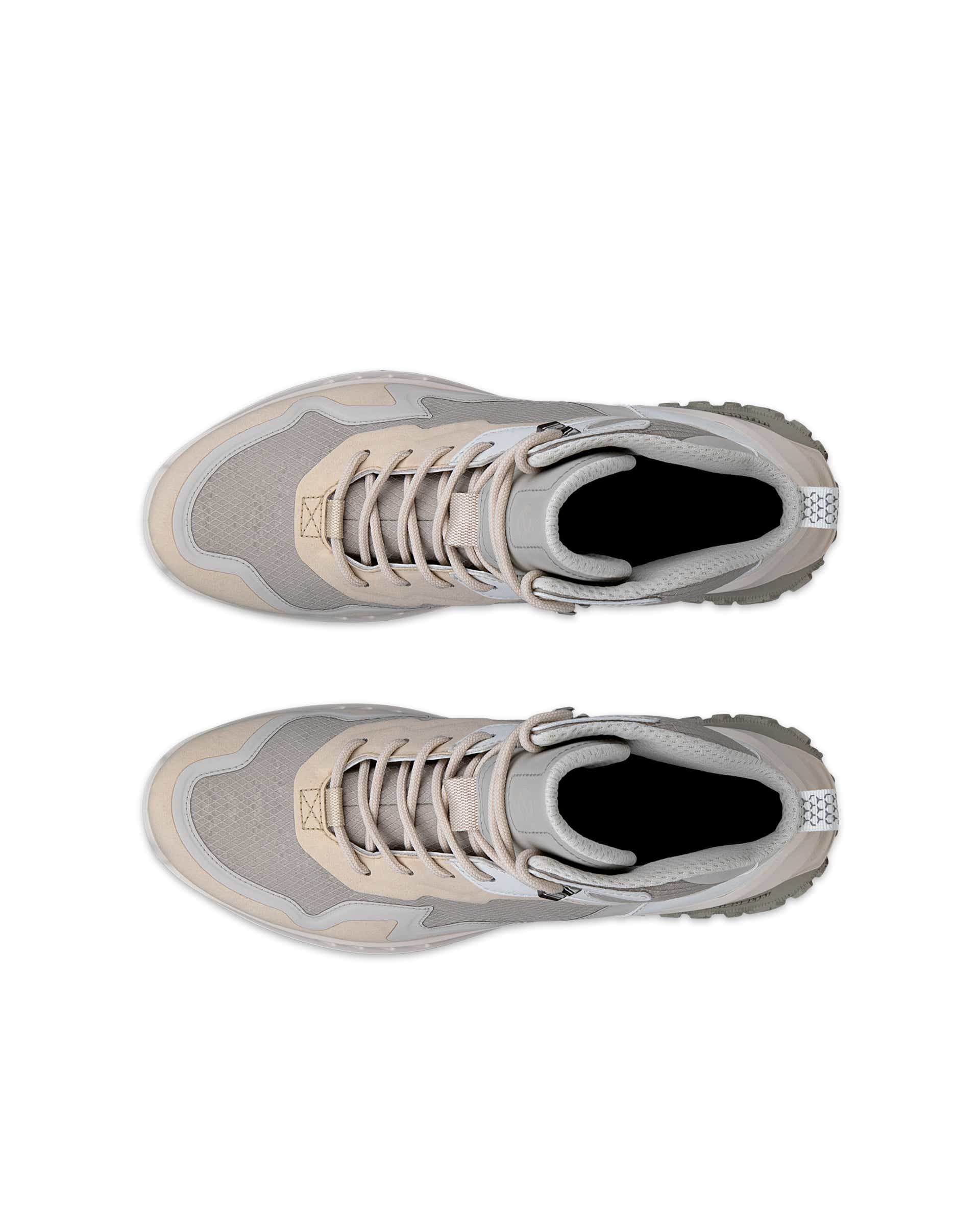 Dámská šněrovací kotníčková obuv ECCO® ULT-TRN - Béžová - Top left pair