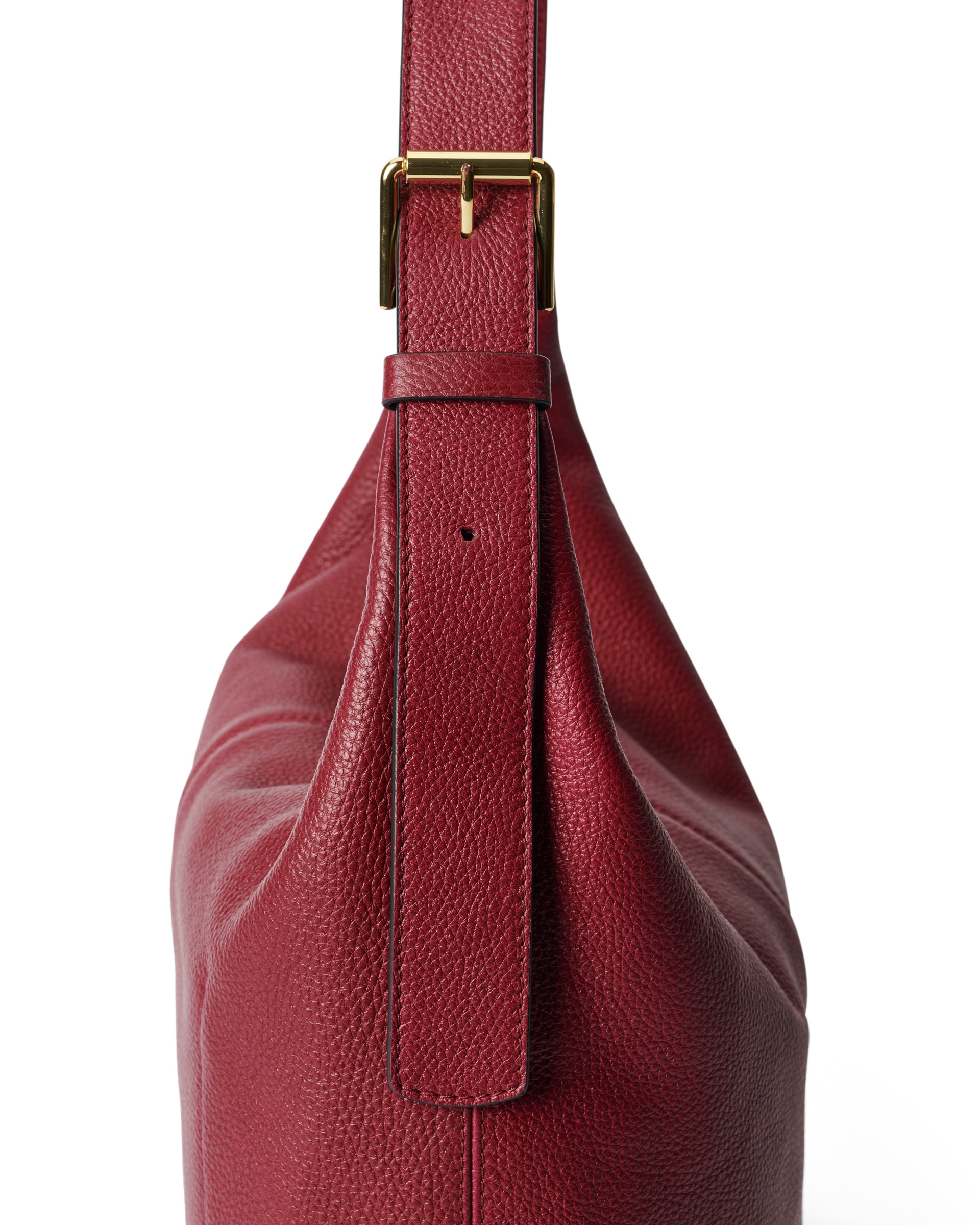 ECCO® Hobo sac hobo en cuir - Rouge - Detail-2