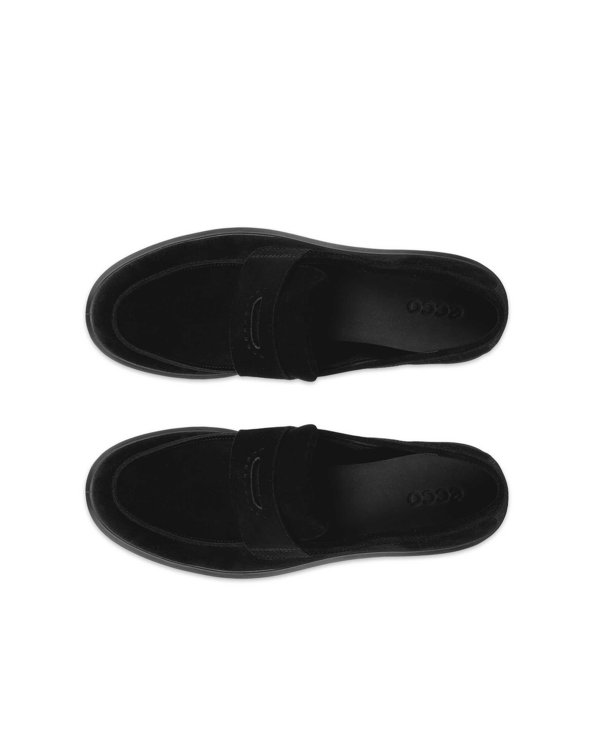 ECCO® METROPOLE VIENNA mokkasiner i ruskind til damer - Sort - Top left pair