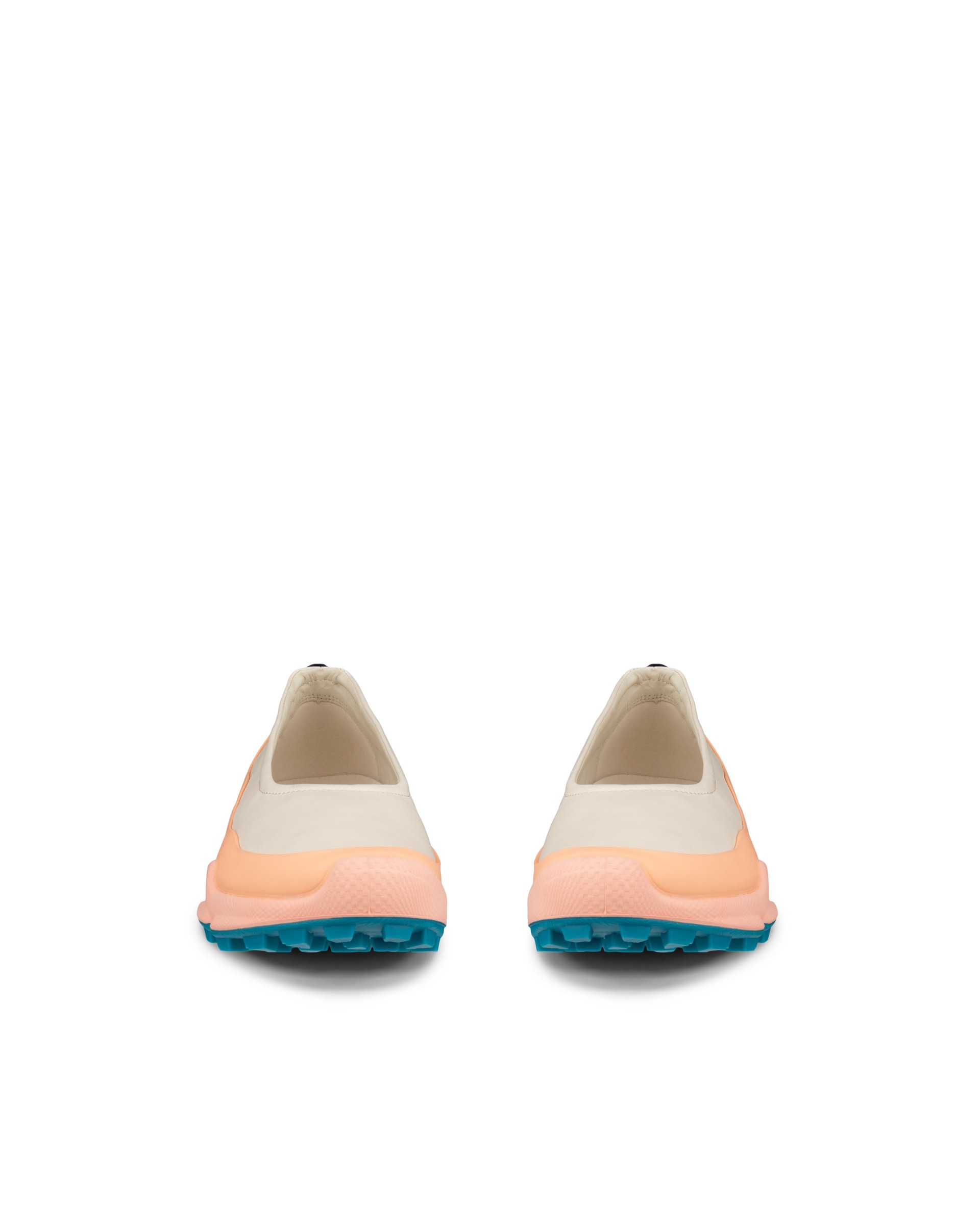 Zapatillas de piel sin cordones ECCO® BIOM C-Trail para mujer - Naranja - Front pair