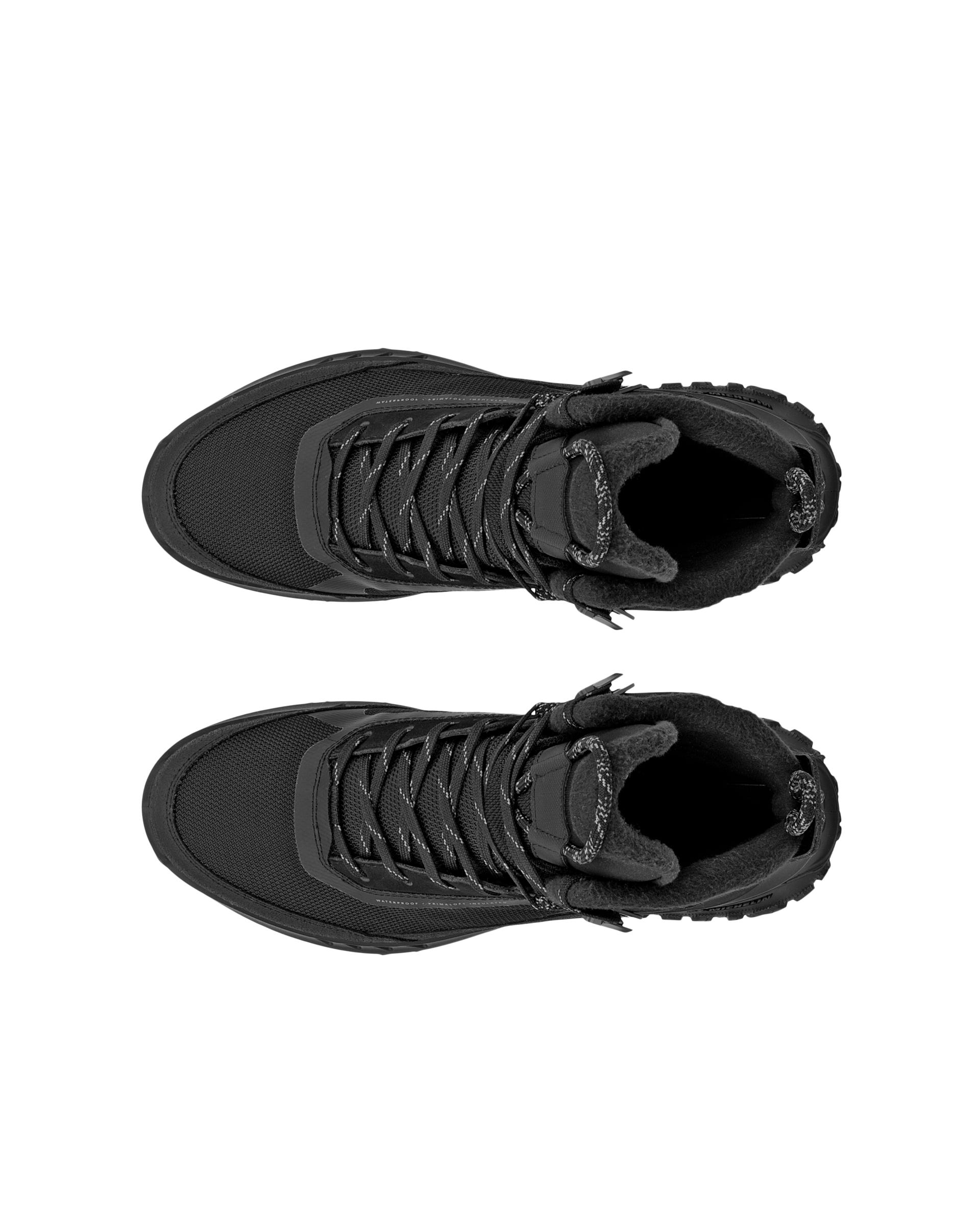 ECCO® ULT-TRN støvler i vandtæt nubuck med snørebånd til damer - Sort - Outside