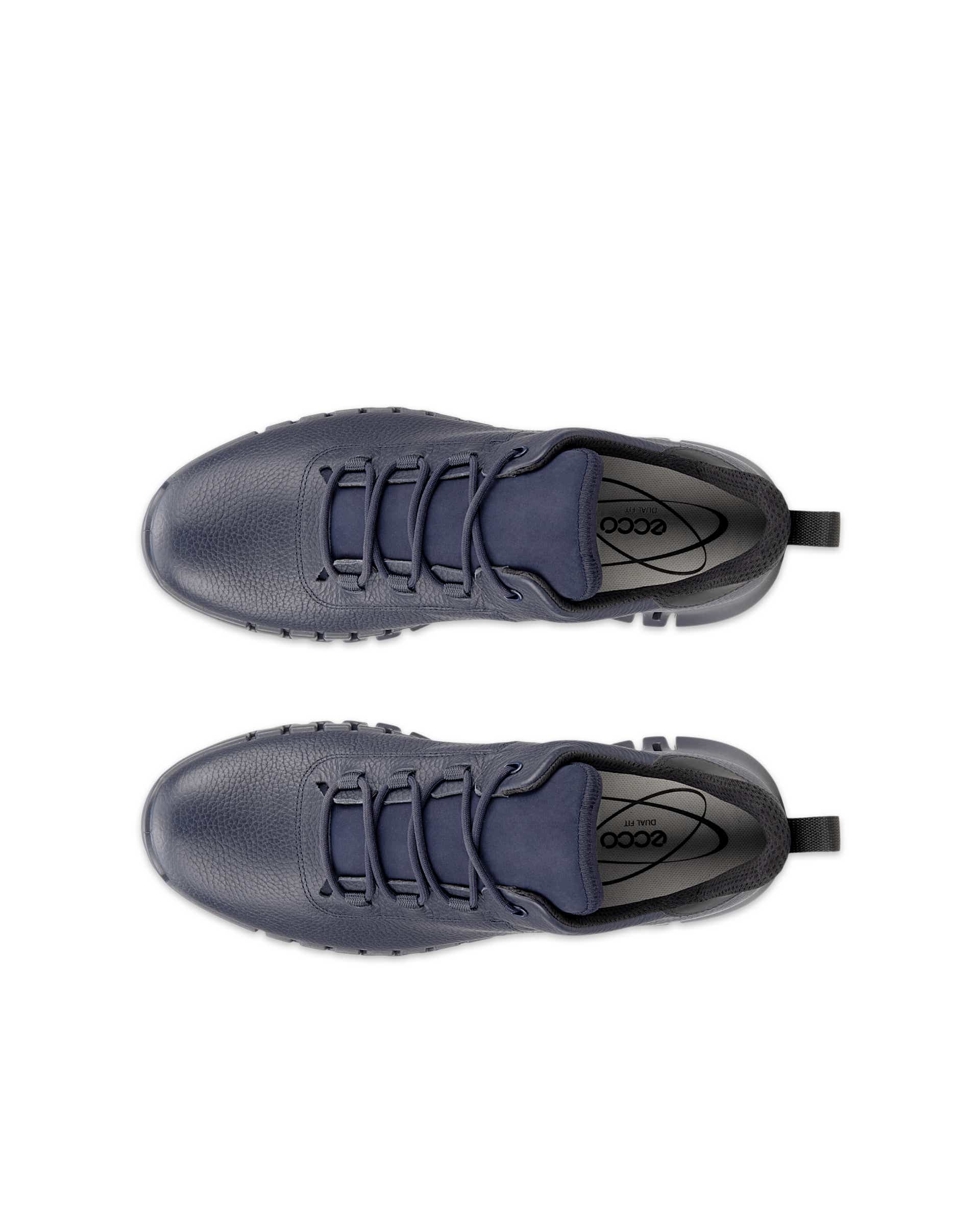 Pánské kožené Gore-Tex tenisky ECCO® Gruuv - Modrá - Top left pair