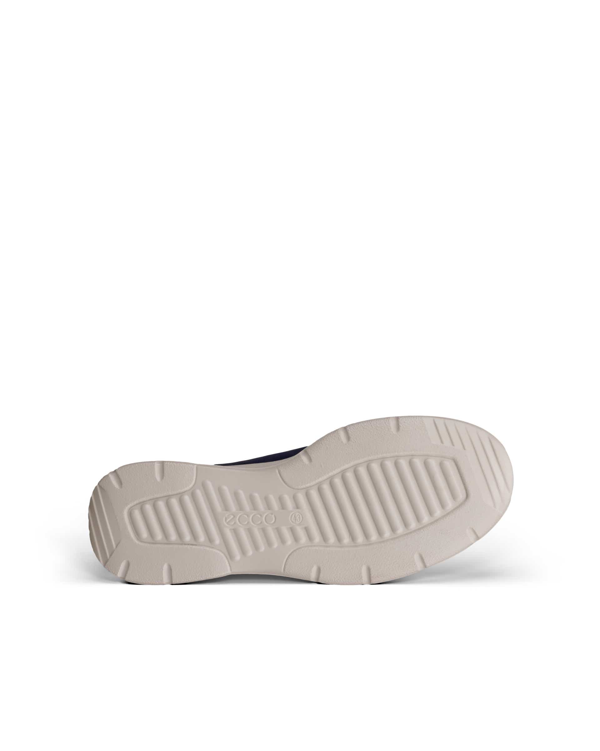 ECCO® Irving chaussures sans lacet en nubuck pour homme - Bleu - Sole