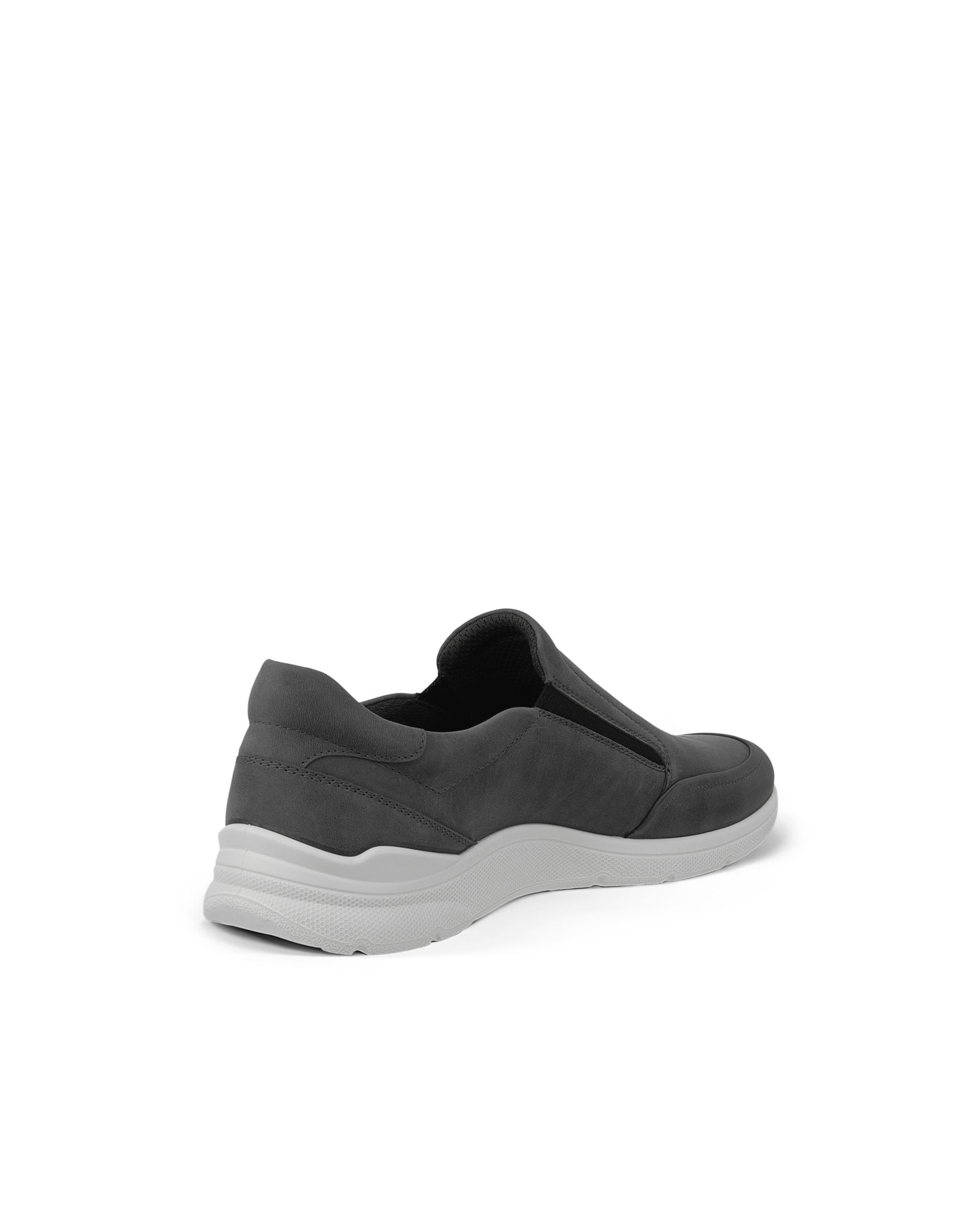 ECCO® IRVING Herren Nubuk-Slipper - Grau - Outside