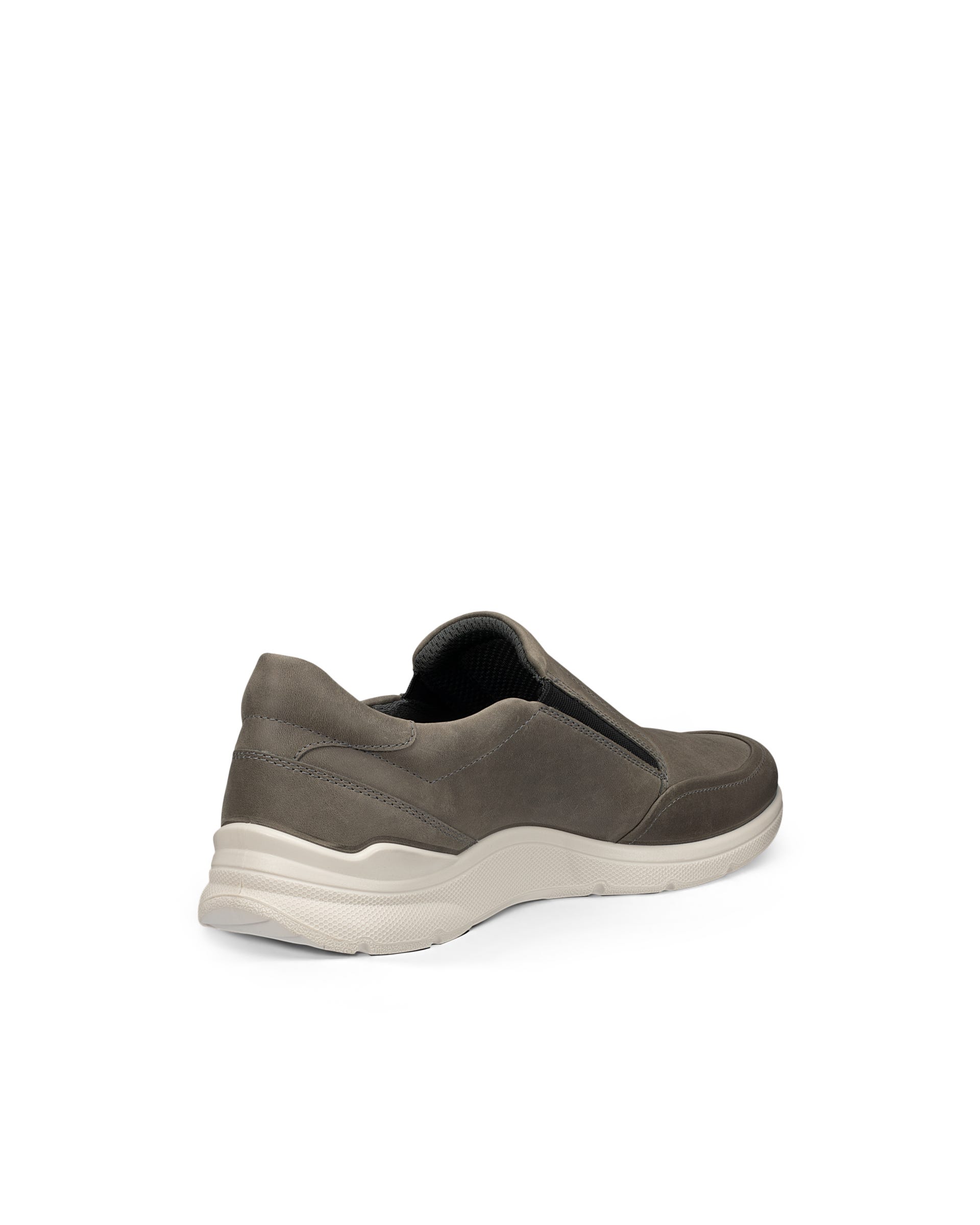 ECCO® IRVING Herren Nubuk-Slipper - Grau - Outside