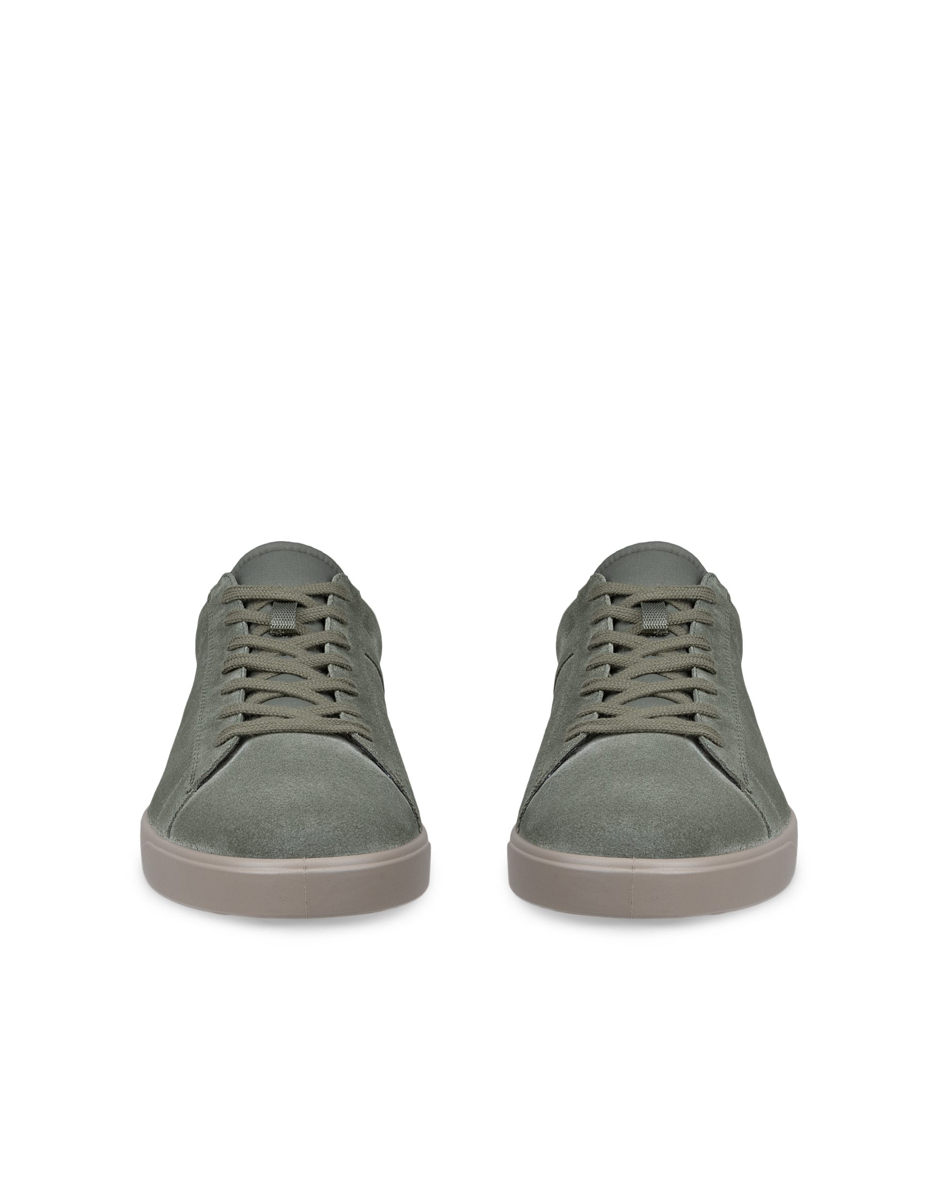 ECCO® STREET LITE herre sneakers semsket skinn - Grønn - Front pair