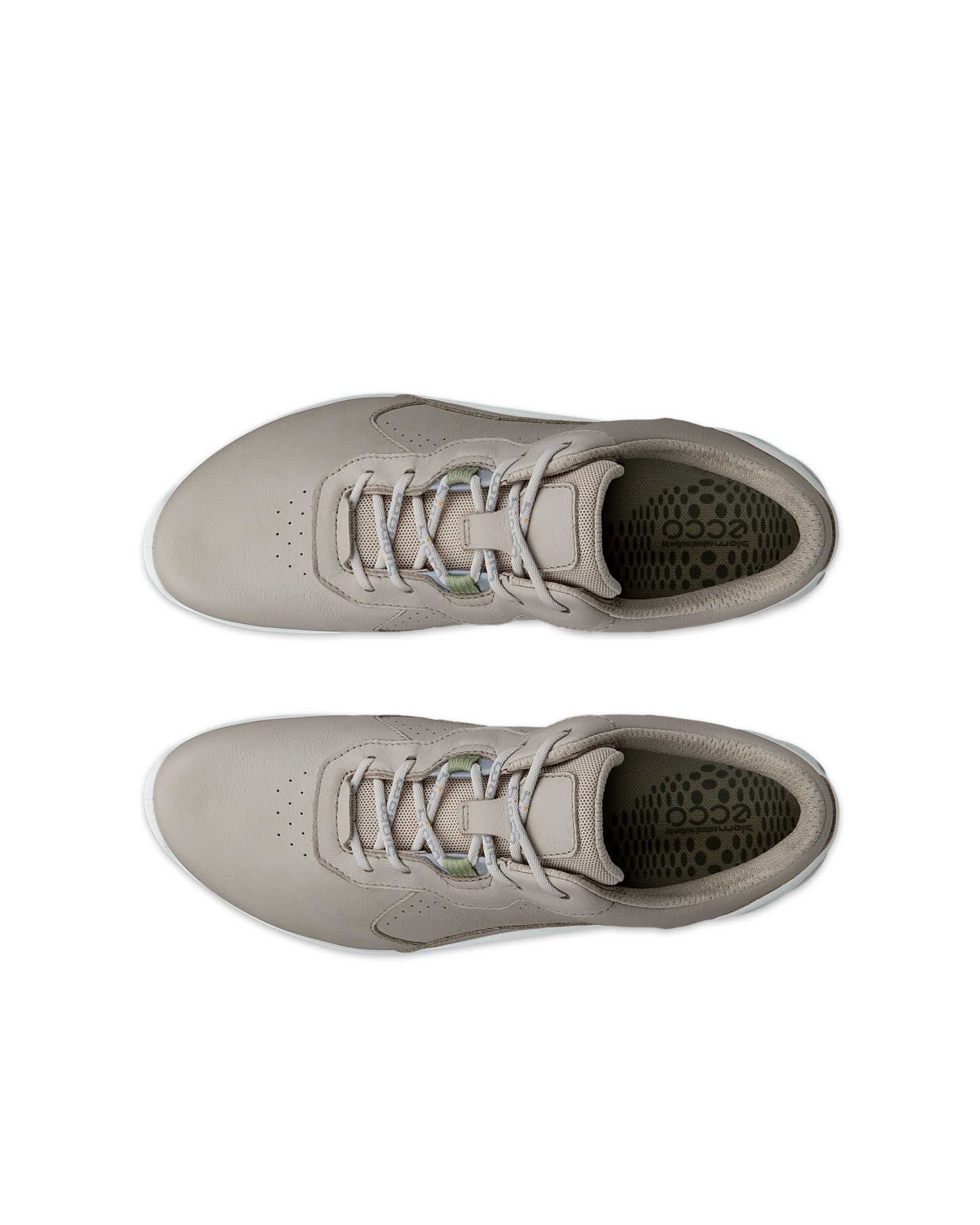 Damskie skórzane sneakersy ECCO® BIOM ENERGI - Beżowy - Top left pair