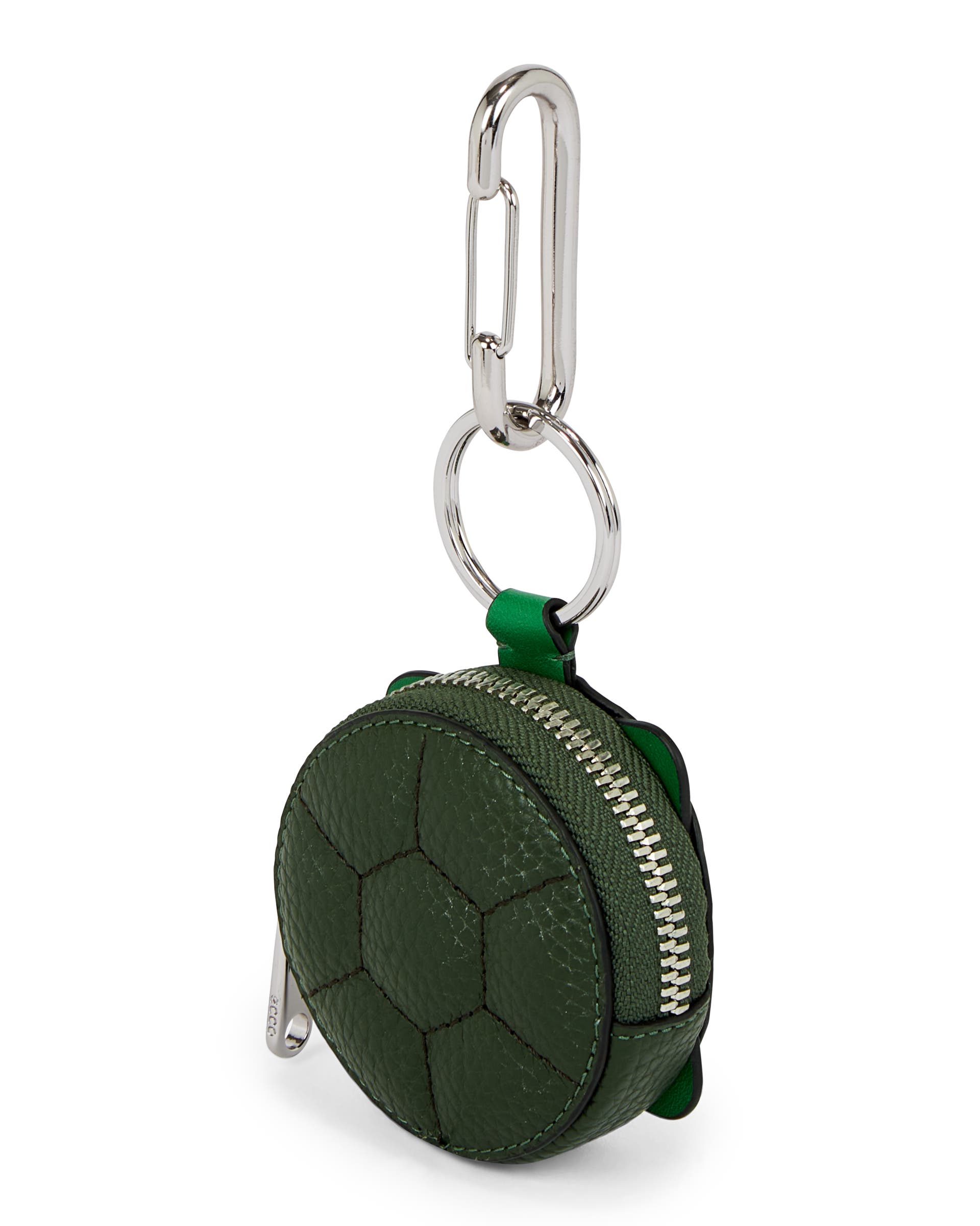ECCO Charms Pouch Tortoise レザーチャーム - グリーン - Main