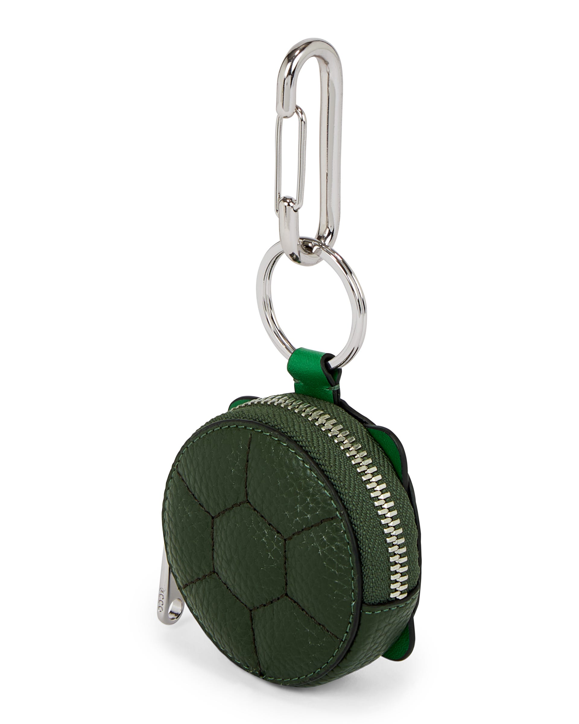 ECCO Charms Pouch Tortoise レザーチャーム - グリーン - Main