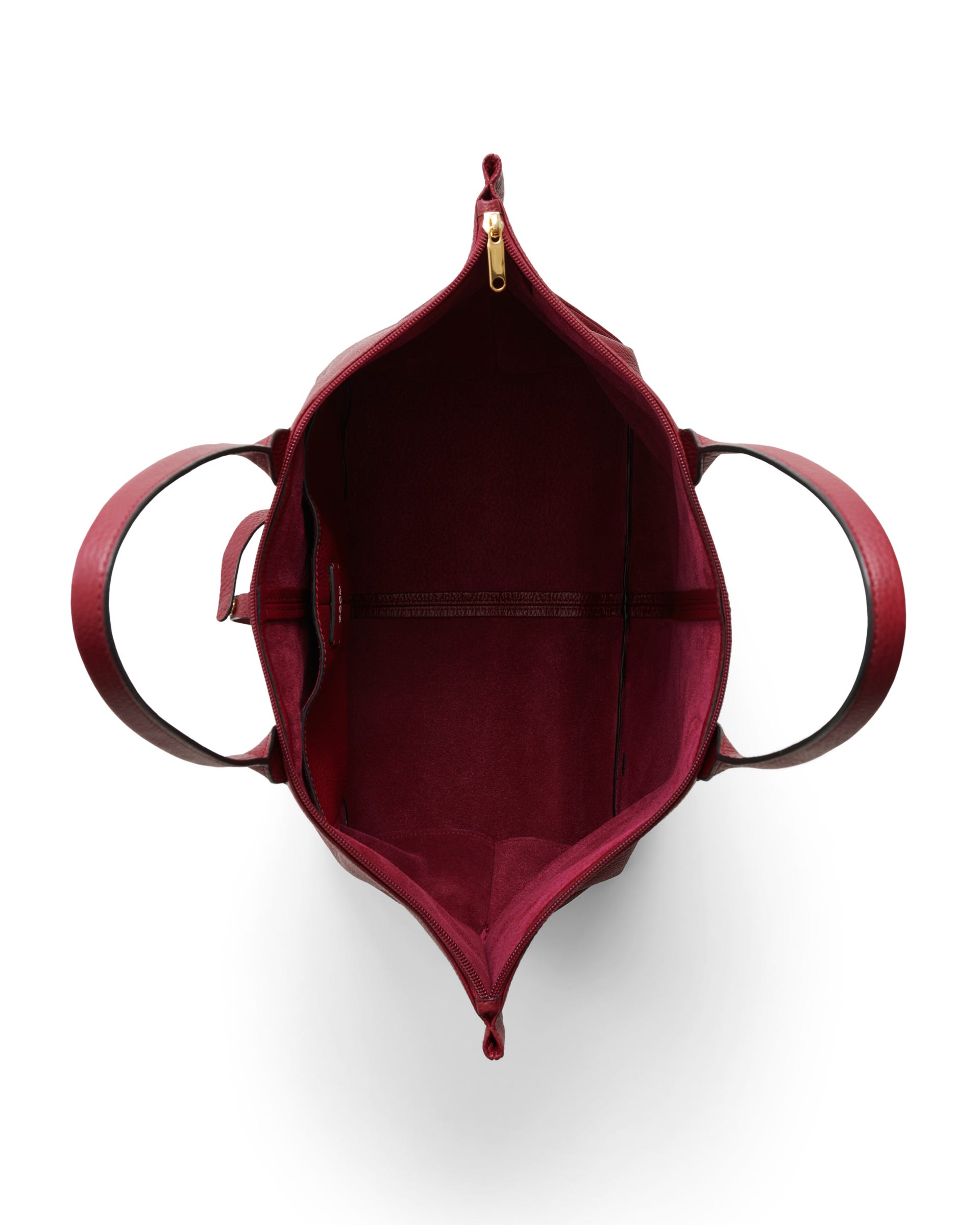 Skórzana torba shopper ECCO® Tote - Czerwony - Birdeye