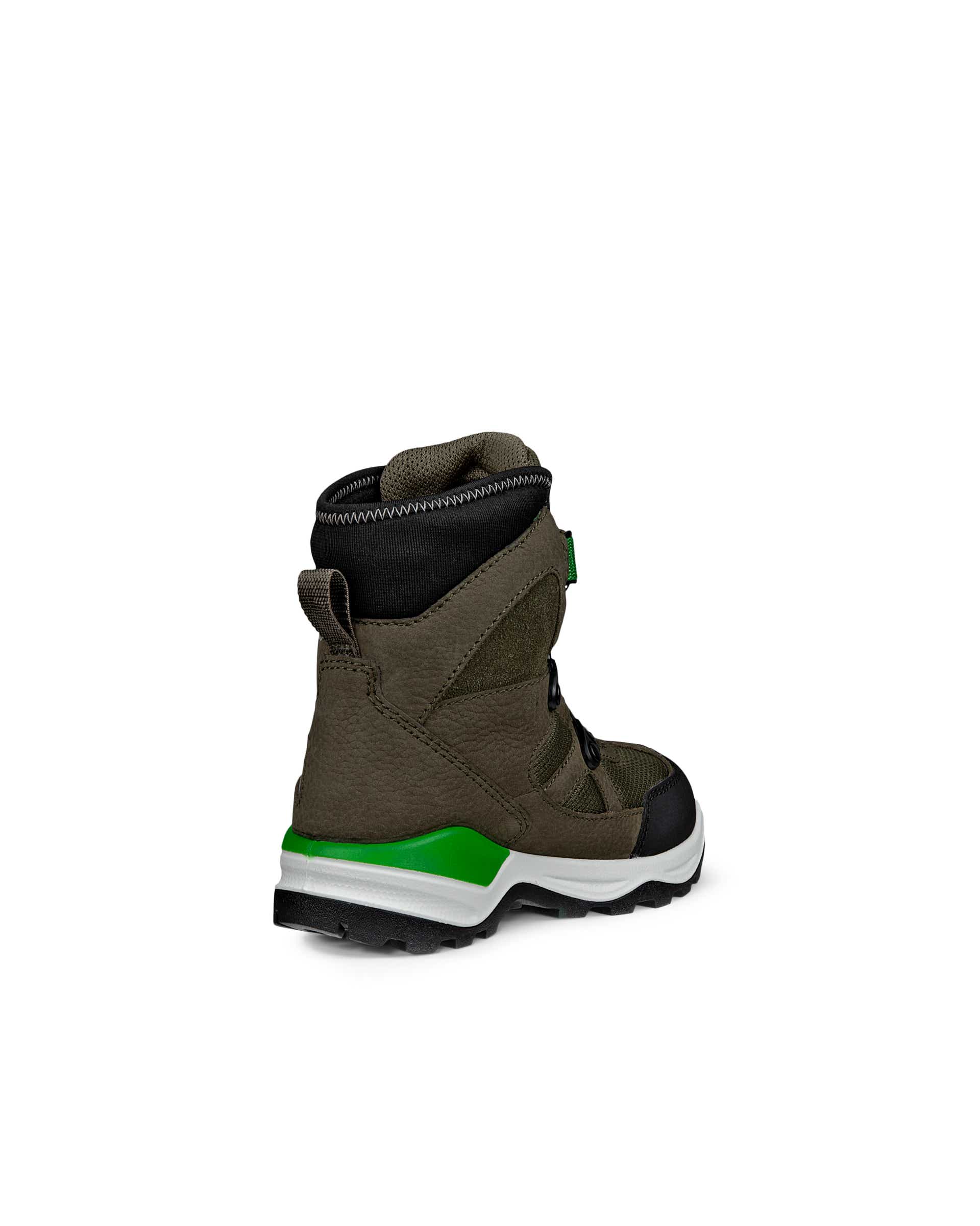 ECCO® SNOW MOUNTAIN gyerek vízálló nubuk téli csizma - Zöld - Back