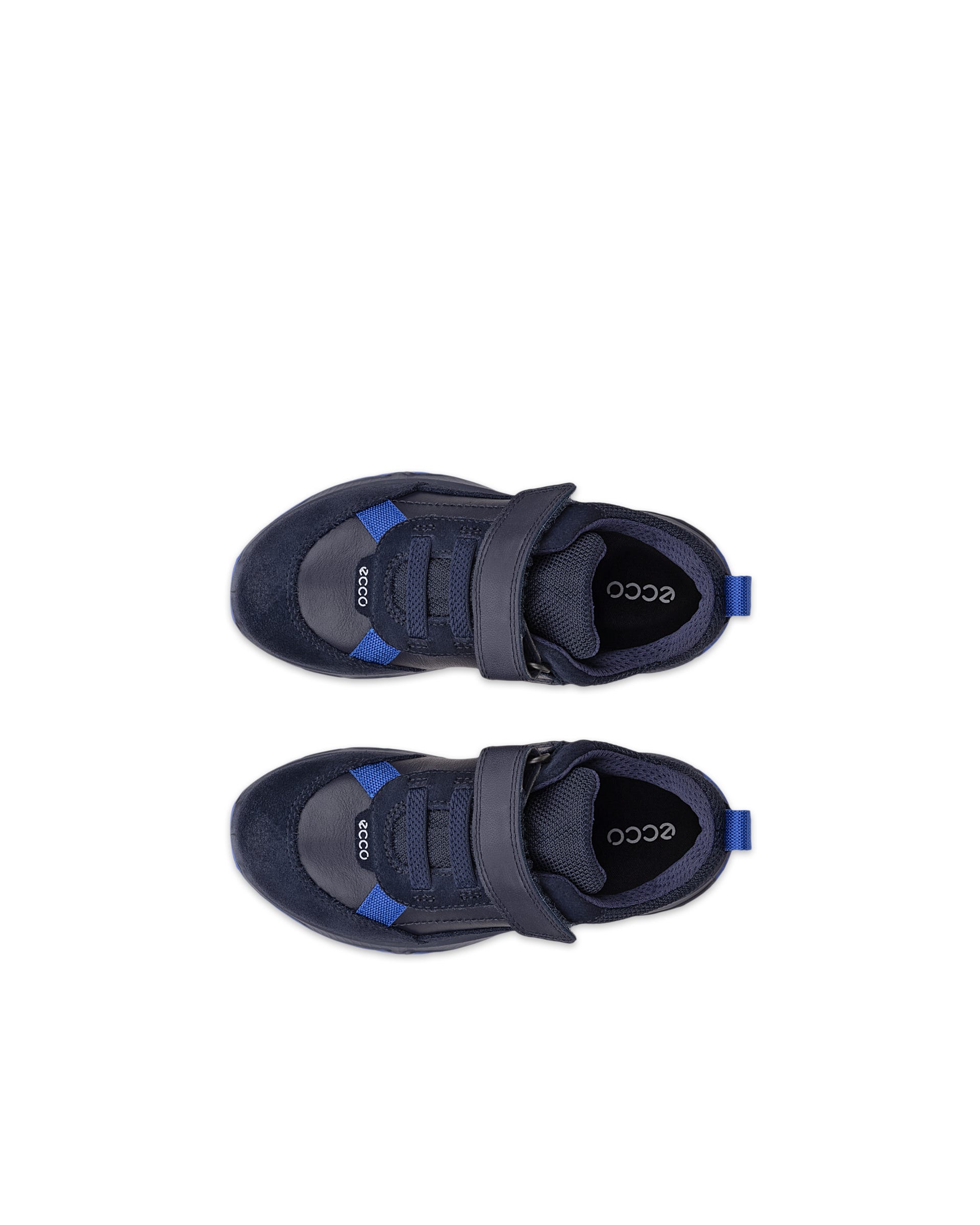 Sapatos couro impermeáveis criança ECCO® RECEPTOR XP K - Azul - Top left pair