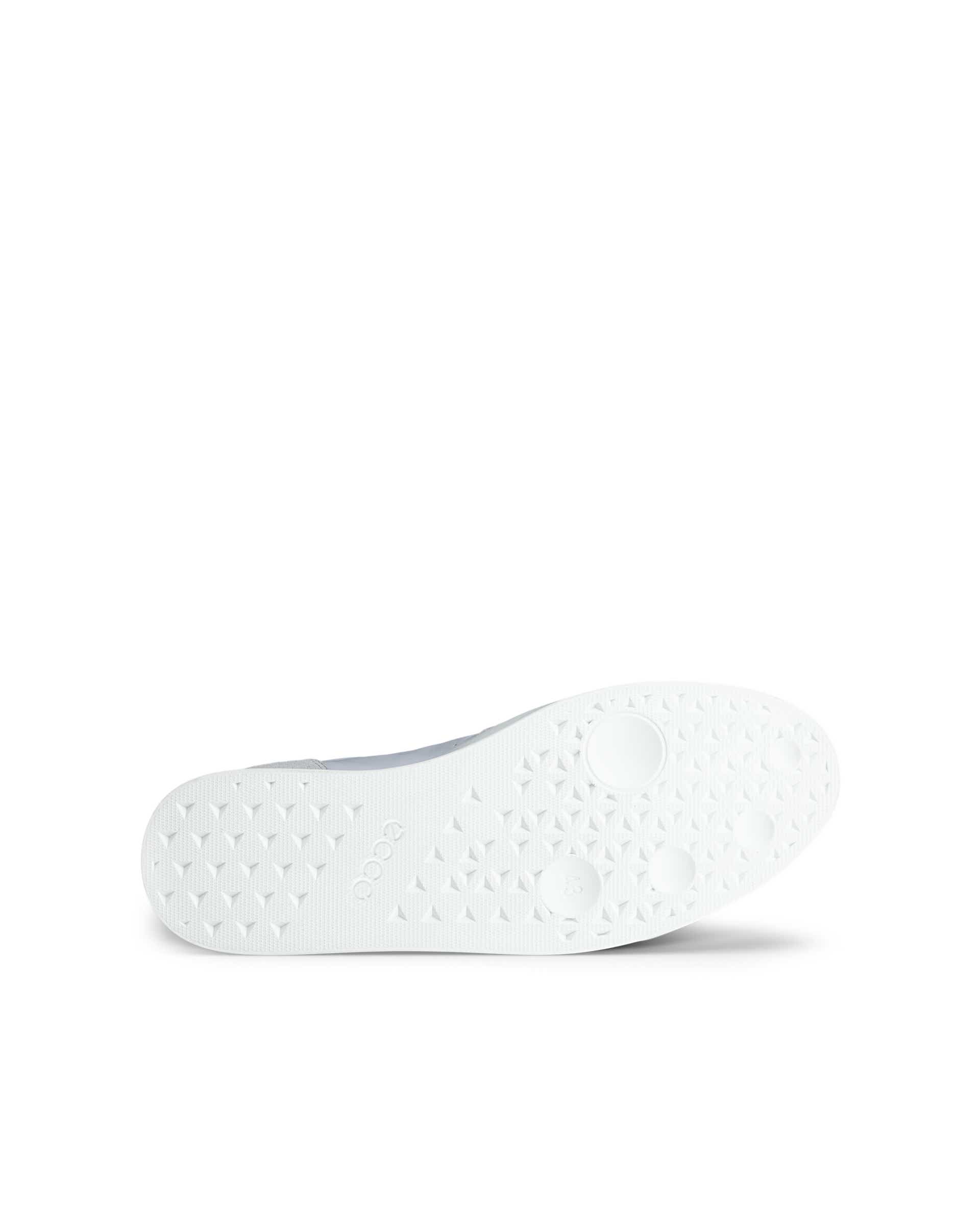 Men's ECCO® STREET LITE Leather Trainer - Grey - Sole