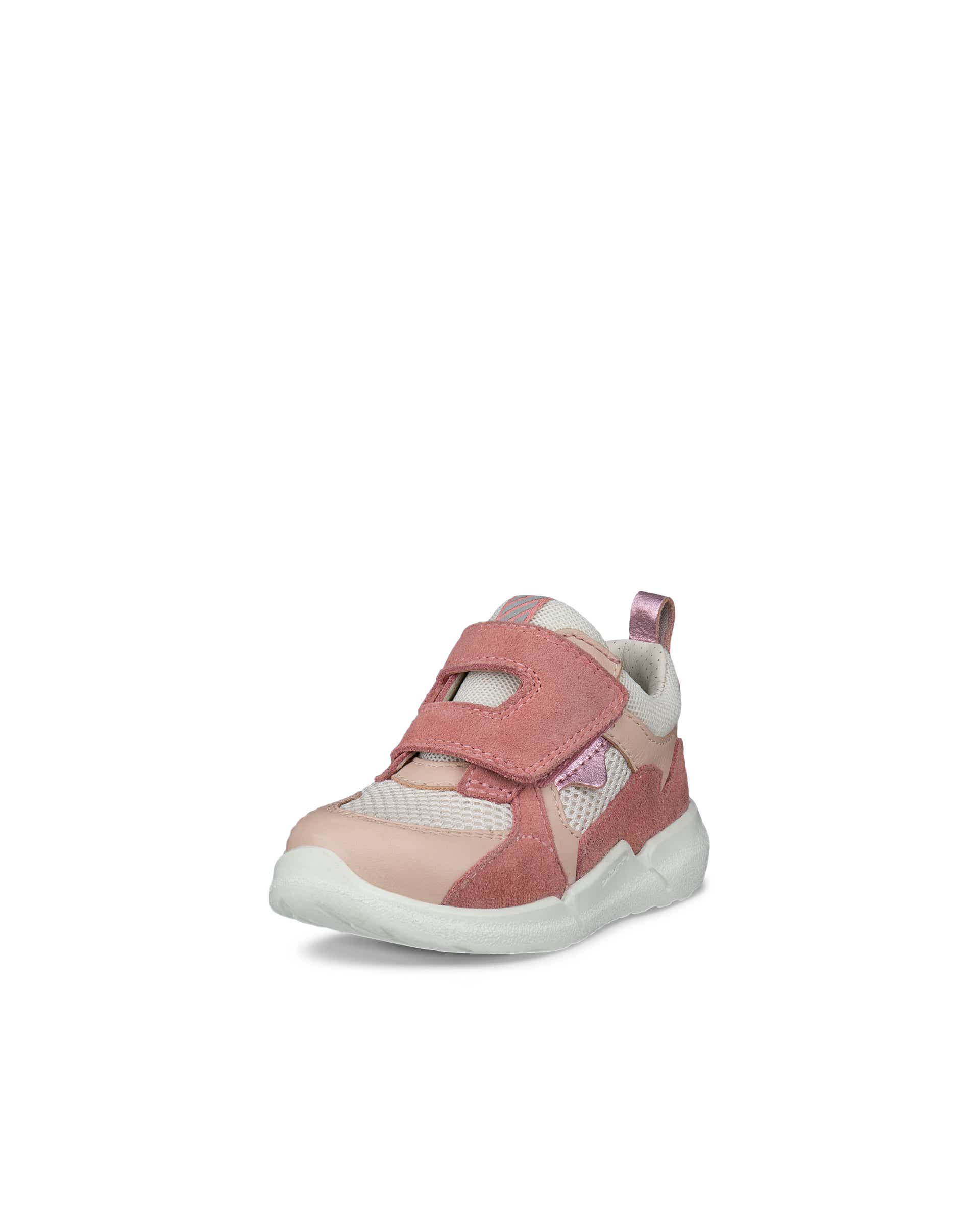 ECCO® Soft 7 baskets en nubuck pour femme - Rose - Main