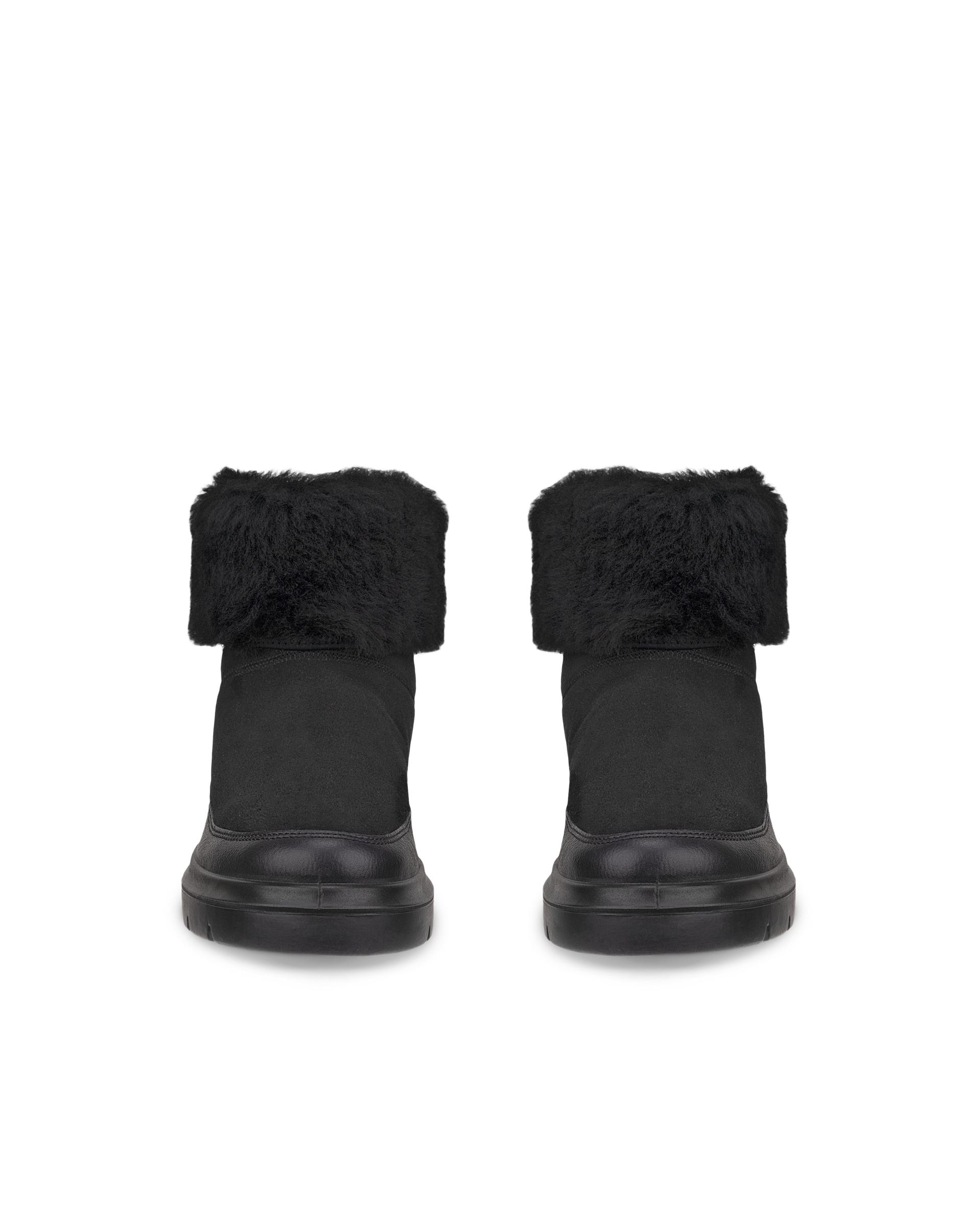 여성용 ECCO Nouvelle 스웨이드 겨울 부츠 - 블랙 - Outside