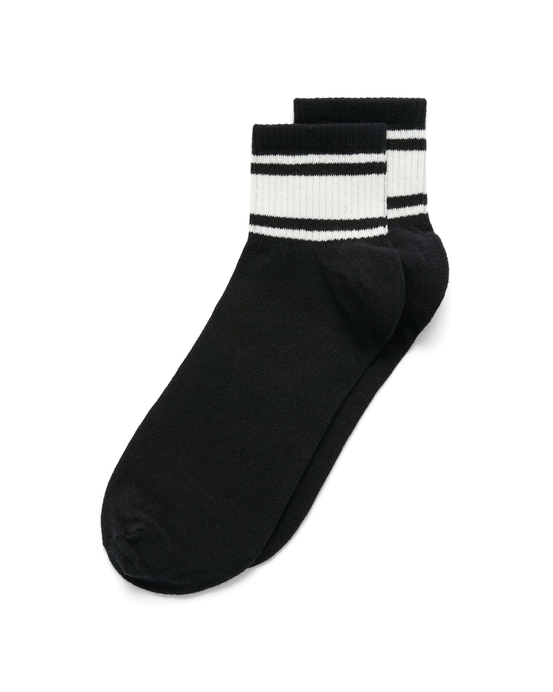 Unisex ECCO® Retro Low-Cut Socks (2-Pack) - White - Detail-1