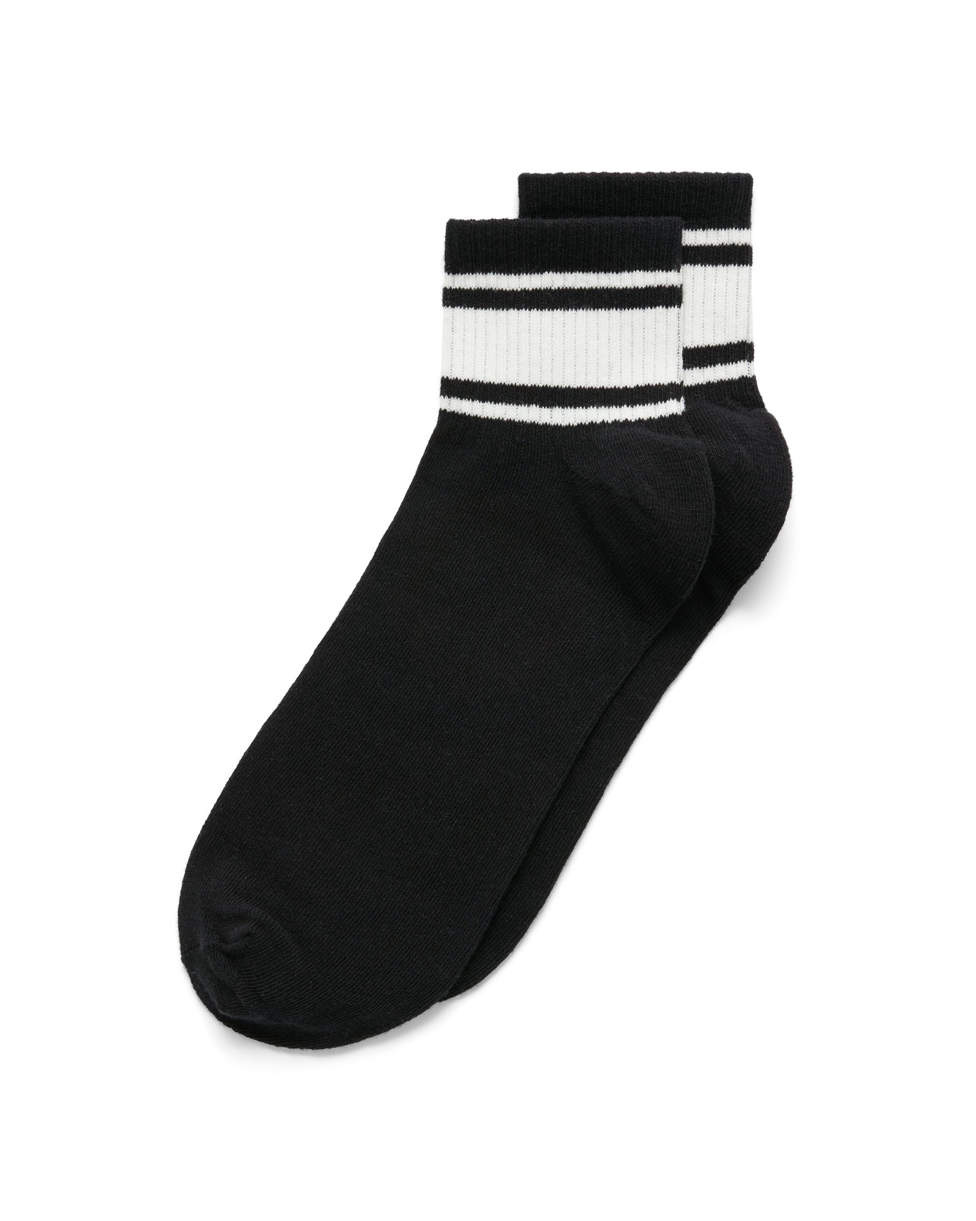 Unisex ECCO® Retro Low-Cut Socks (2-Pack) - White - Detail-1