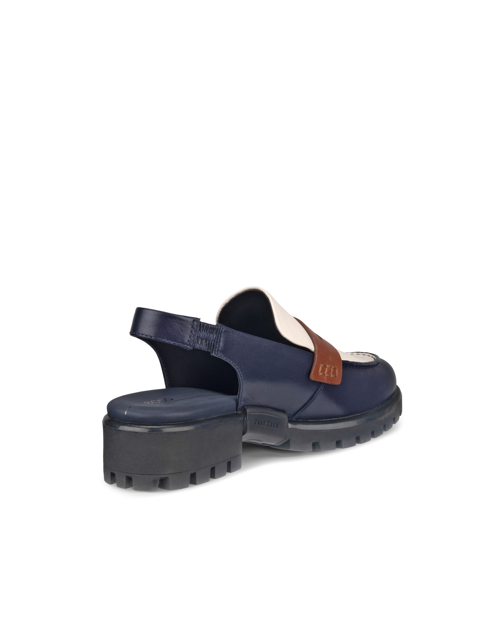 ECCO® Modtray escarpin-sandale en cuir pour femme - Multicolore - Back