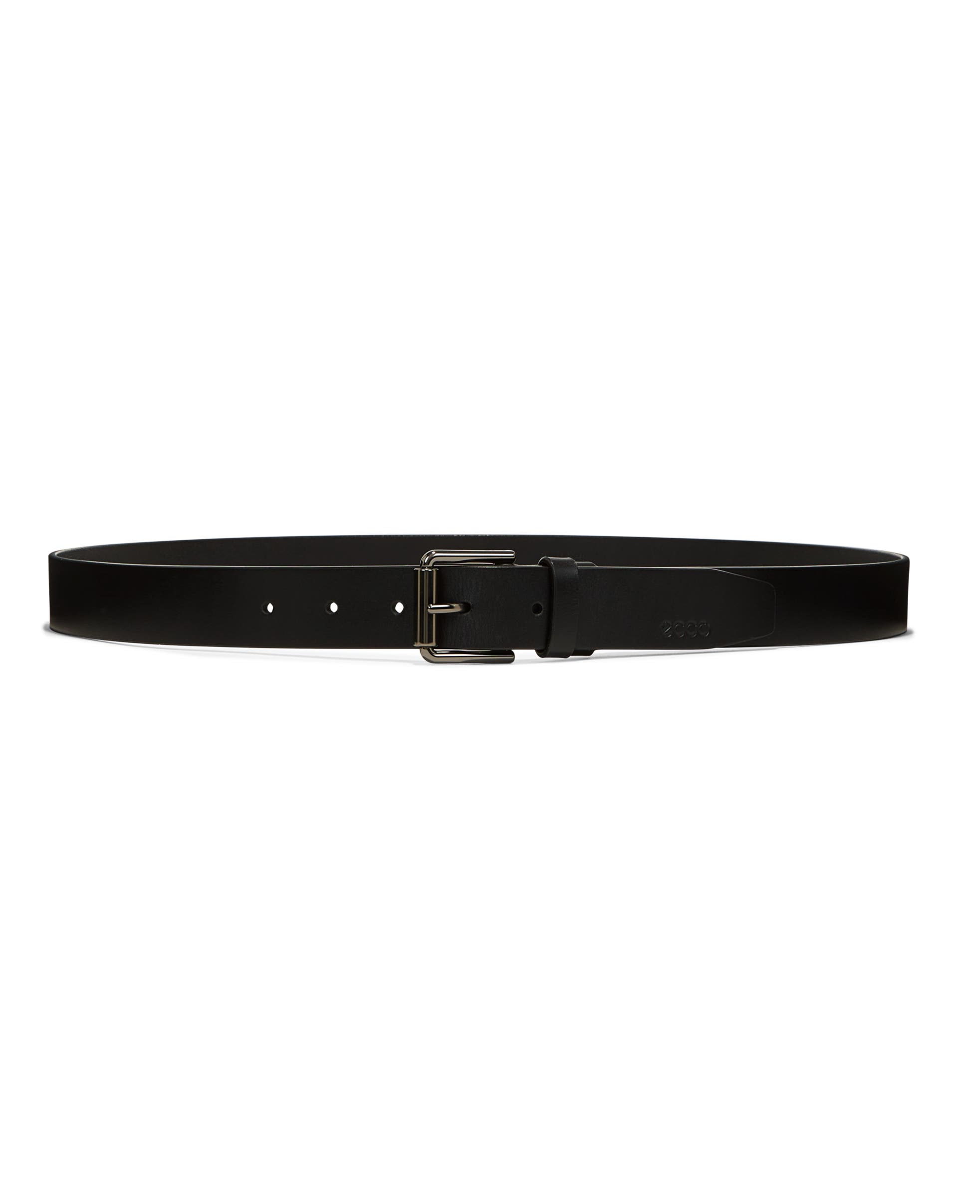 ECCO® Ceinture en cuir pour homme - Noir - Main