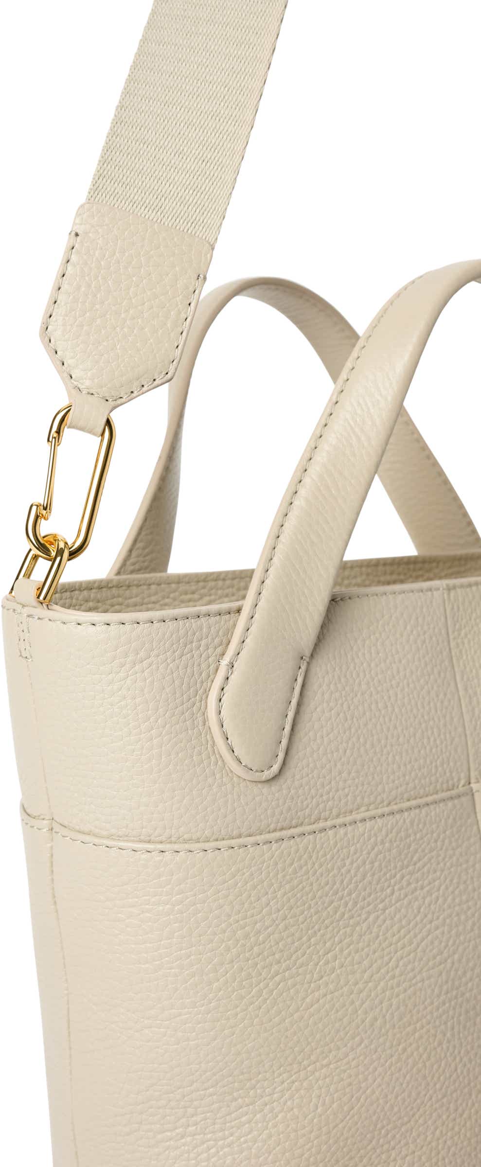 ECCO® Essential leren shopper - Beige - Detail-1