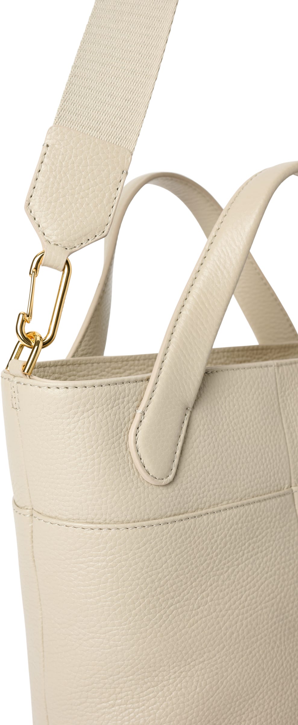 ECCO® Essential leren shopper - Beige - Detail-1