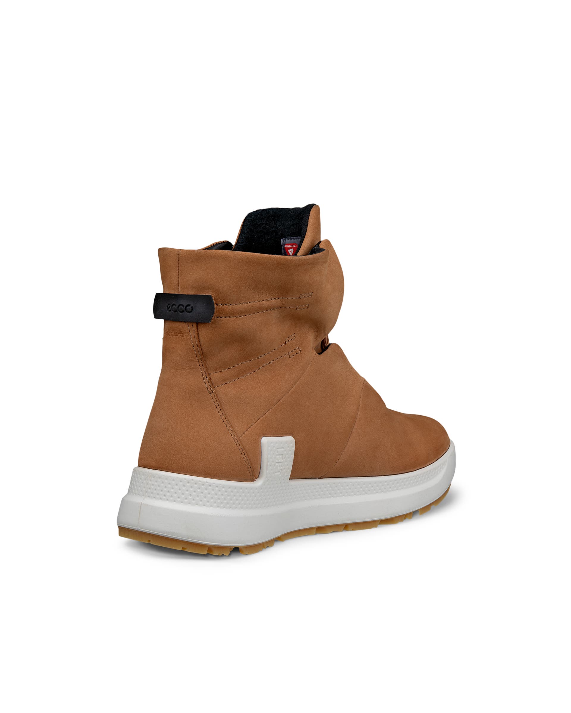 Damskie nubukowe buty outdoor za kostkę Gore-Tex ECCO® SOLICE - Brązowy - Back