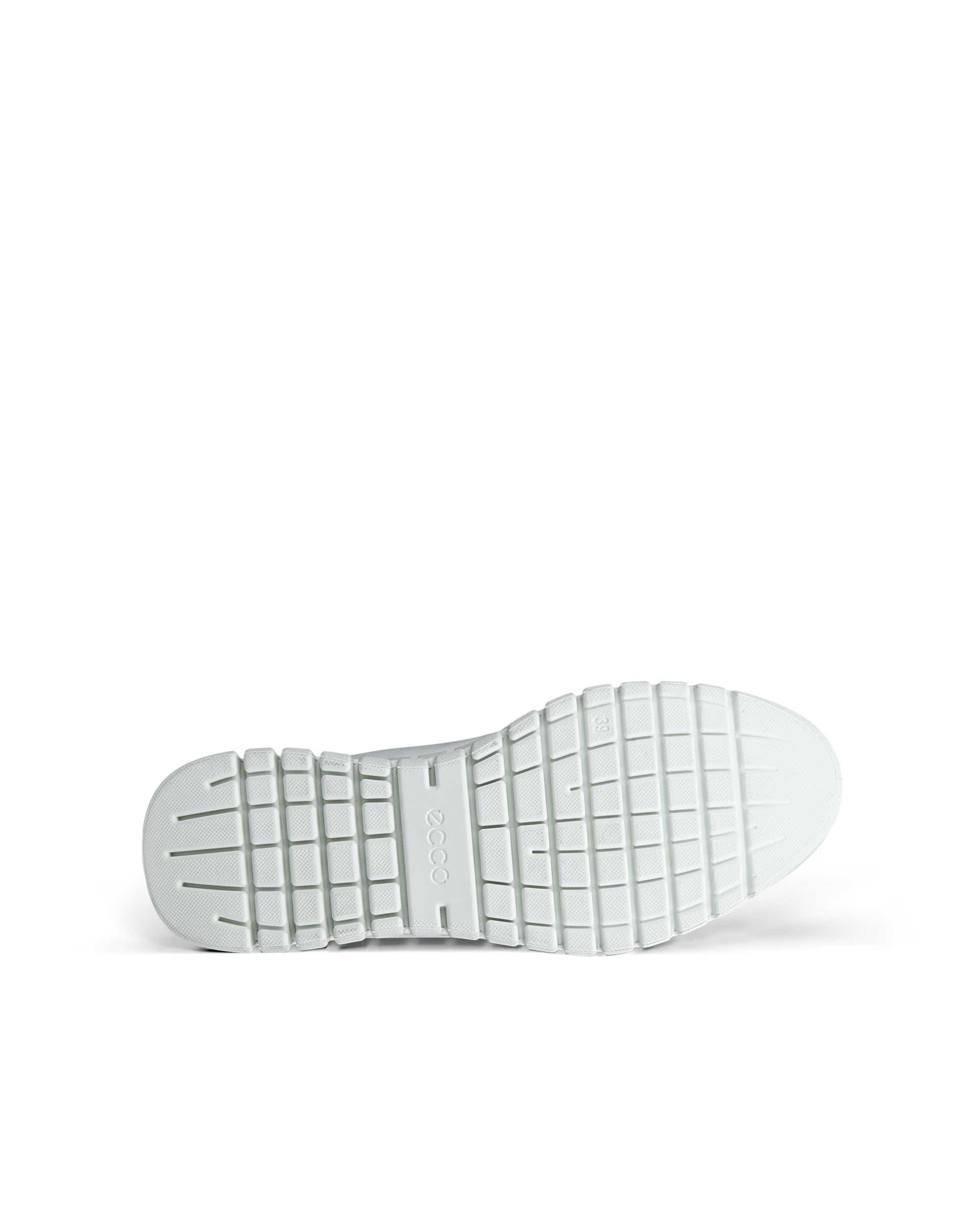 Women's ECCO® Gruuv Lite Leather Slip-On Shoe - White - Sole