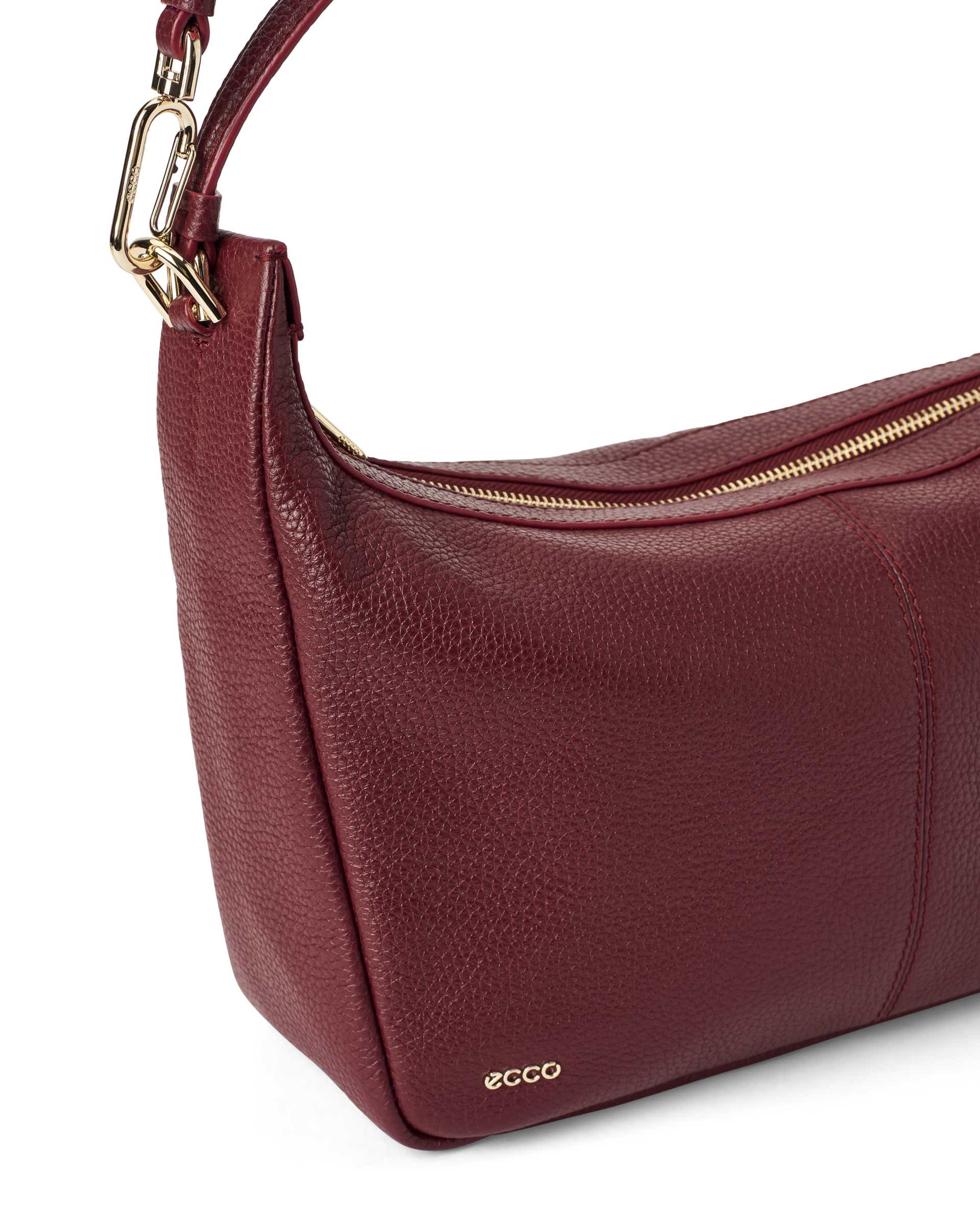 ECCO Hobo S レザーホーボーバッグ - レッド - Detail-2