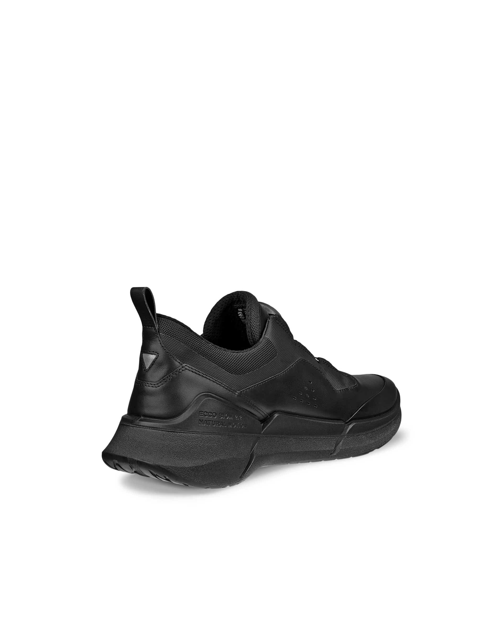 ECCO® Soft 7 baskets en nubuck pour homme - Noir - Back