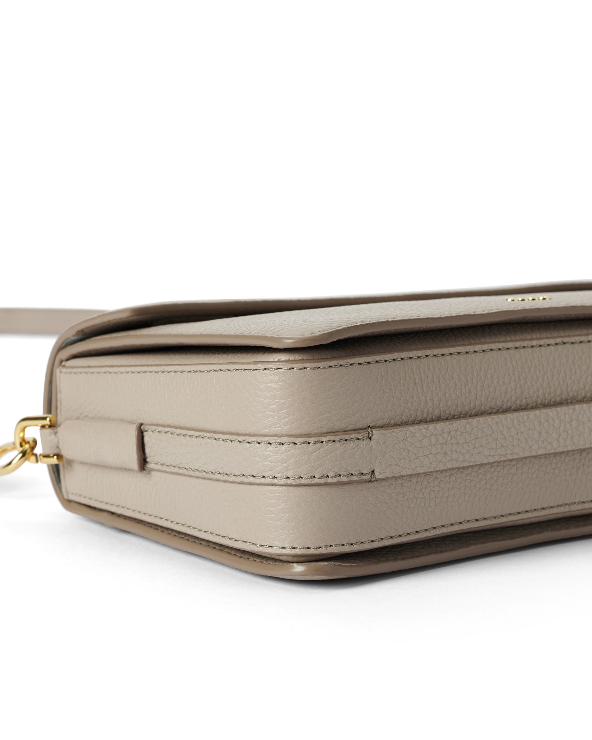 Skórzana torebka przez ramię ECCO® Pinch Bag - Beżowy - Detail-2