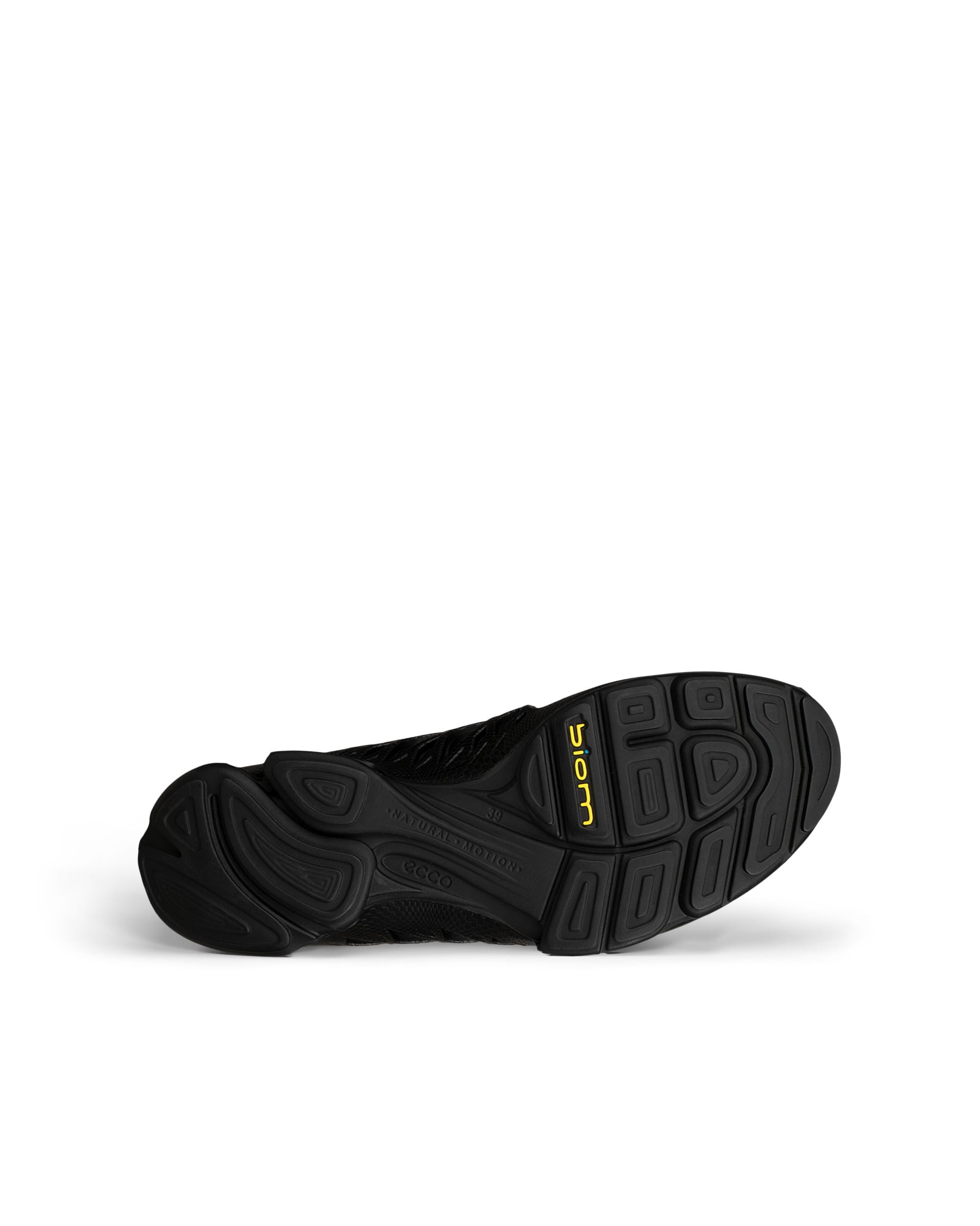 ECCO® BIOM AEX baskets sans lacets en cuir pour femme - Noir - Sole