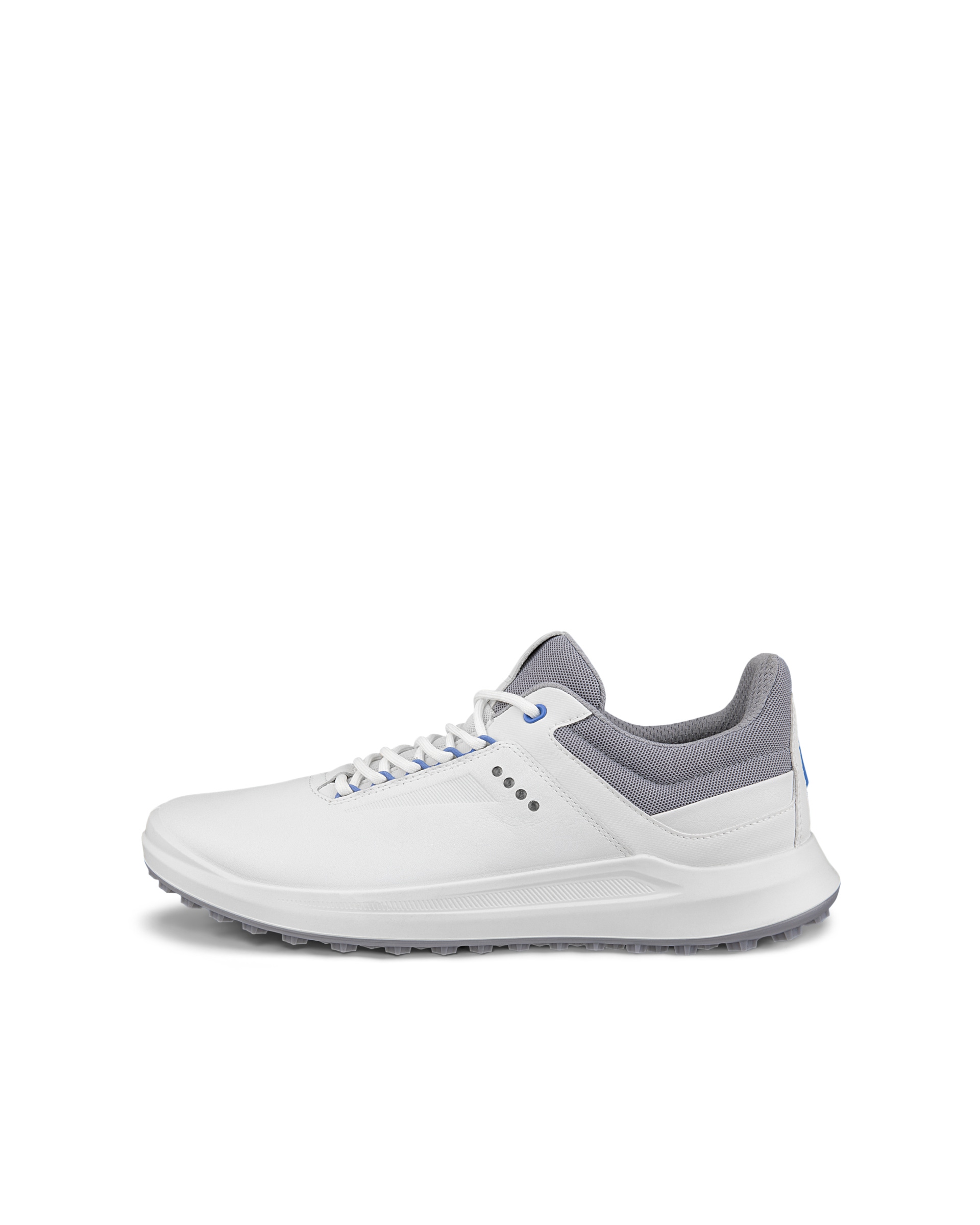 ゴルフシューズ　ECCO COREホワイトシルバー 24.5センチ　100804 Men's ECCO® Golf Core Leather Golf Shoe | White