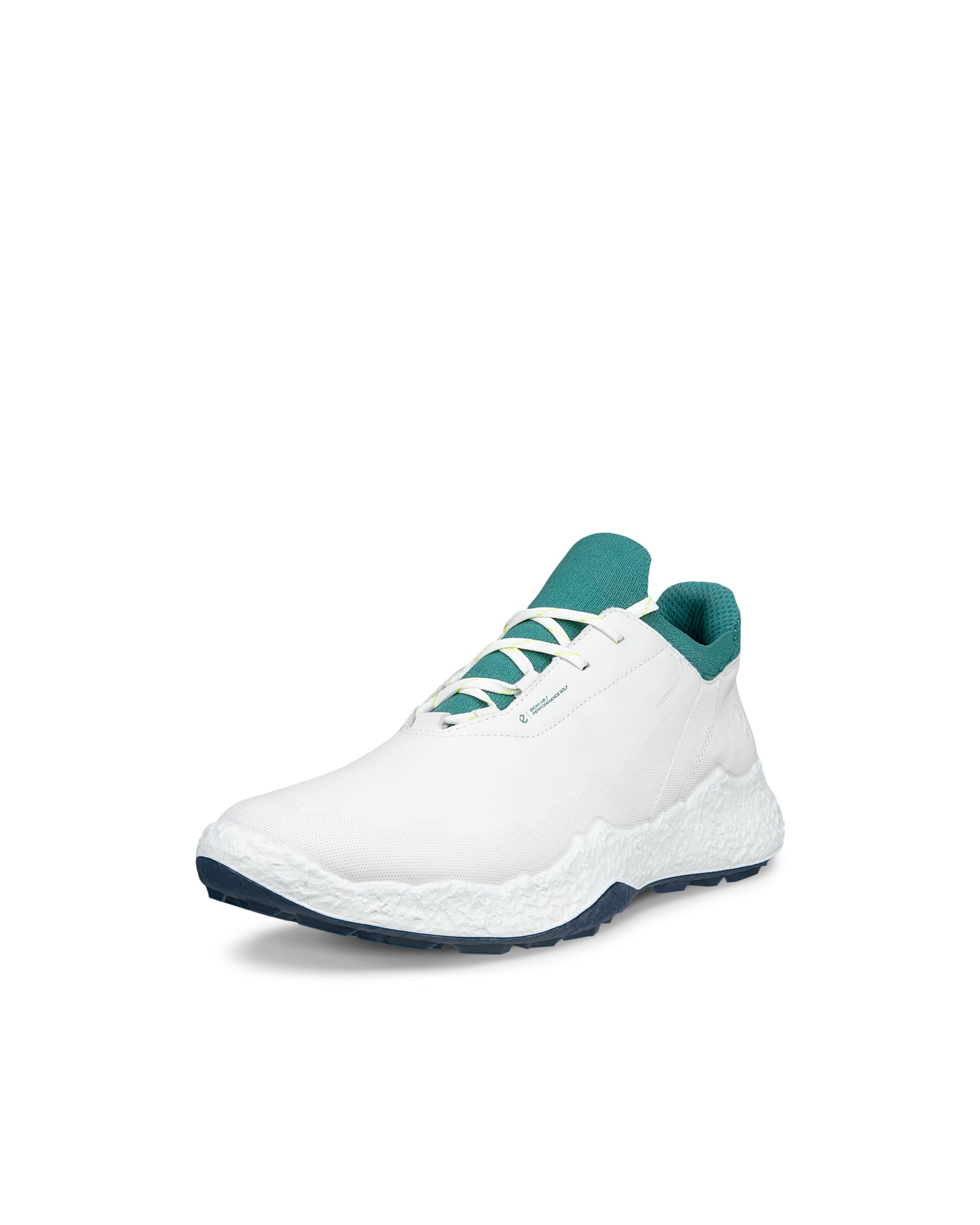 ECCO® GOLF BIOM H5 chaussure de golf imperméable en cuir pour homme - Blanc - Main